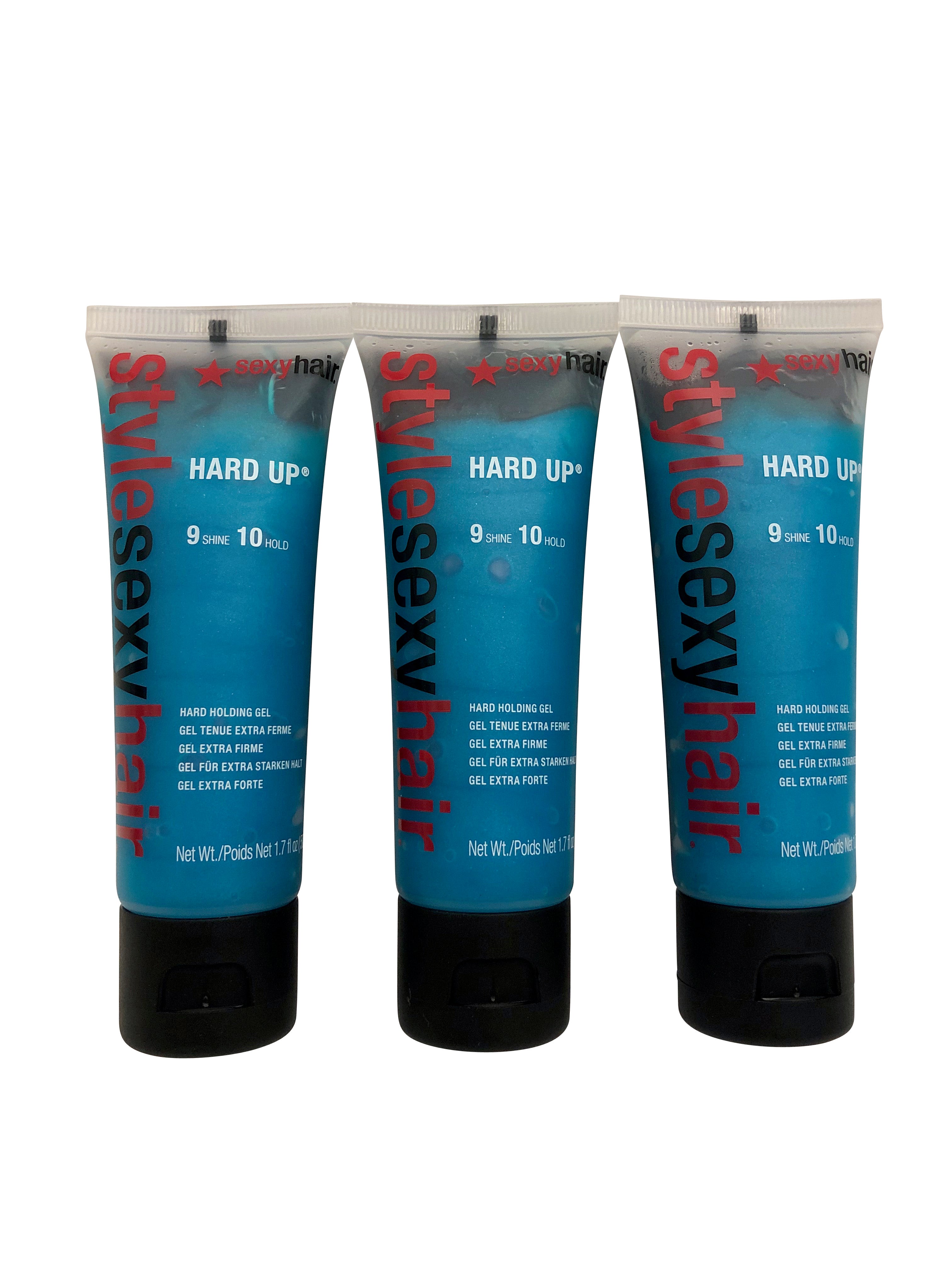 Style Sexy Hair Hard Up Hard Holding Gel Trio 1.7 OZ Each