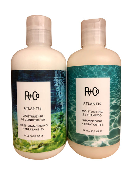 R+Co Atlantis Moisturizing Shampoo & Conditioner Set 8.5 OZ Each