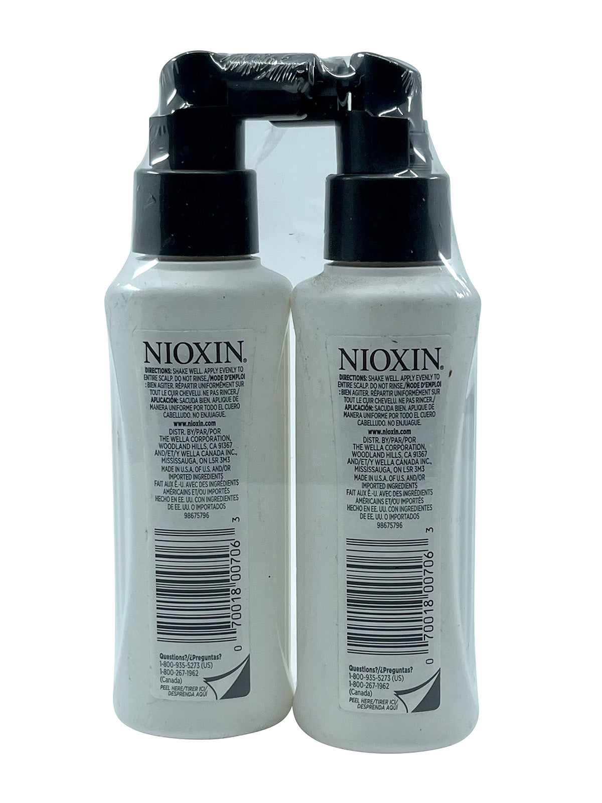 Nioxin Scalp Treatment #1 Normal & Thin Hair 3.38 OZ Set of 2