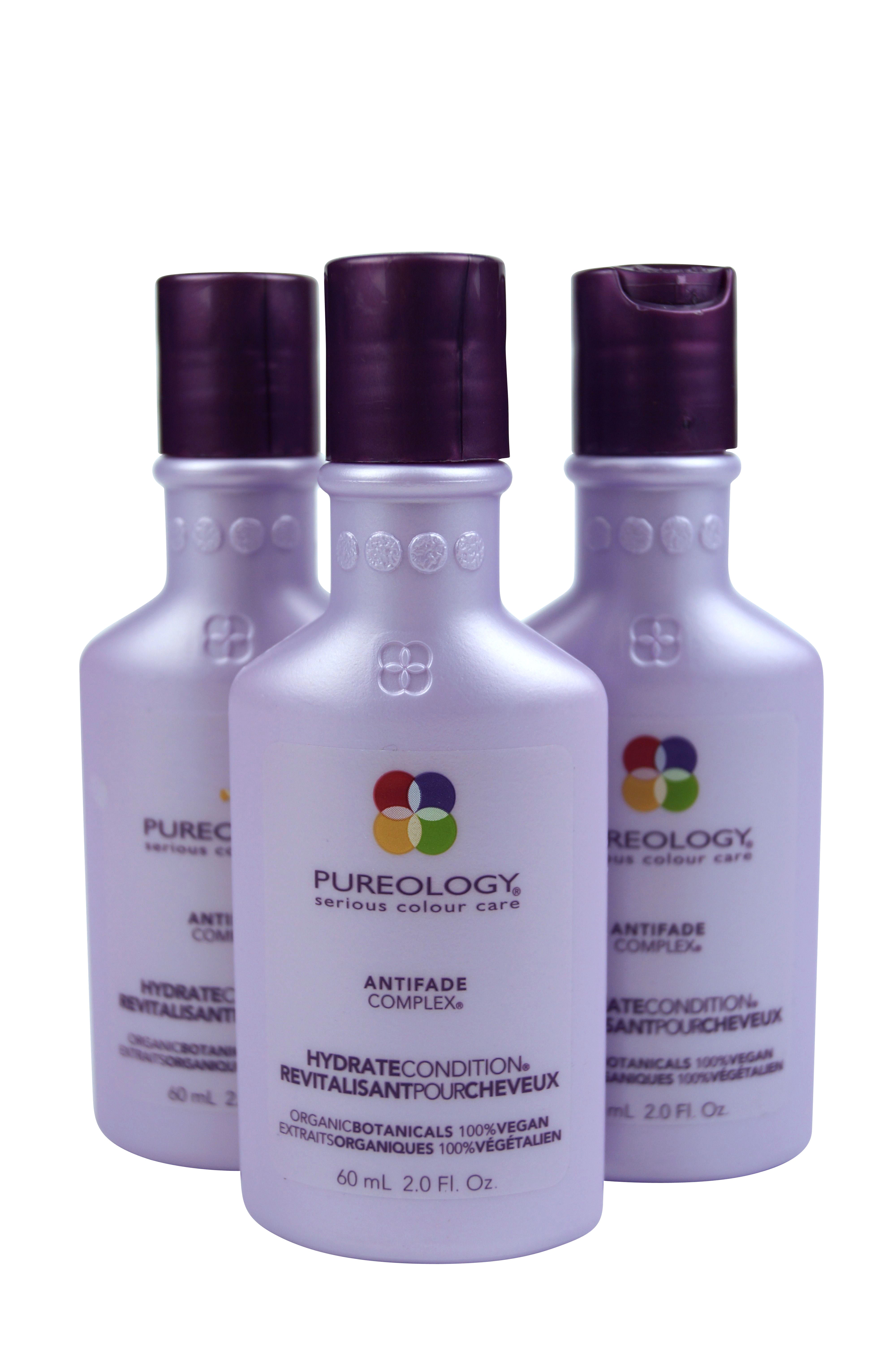 Pureology Hydrate Conditioner 2 oz Travel Size 3 Bottle Set