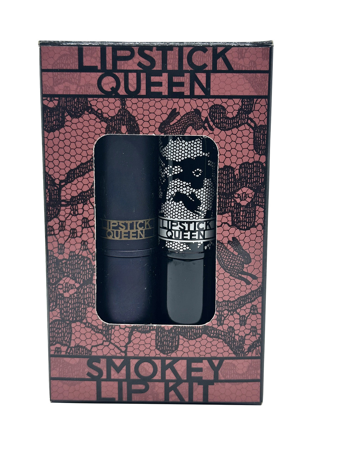 Lipstick Queen Smokey Lip Kit Black Lace Rabbit and Mauve Sinner 0.12 OZ