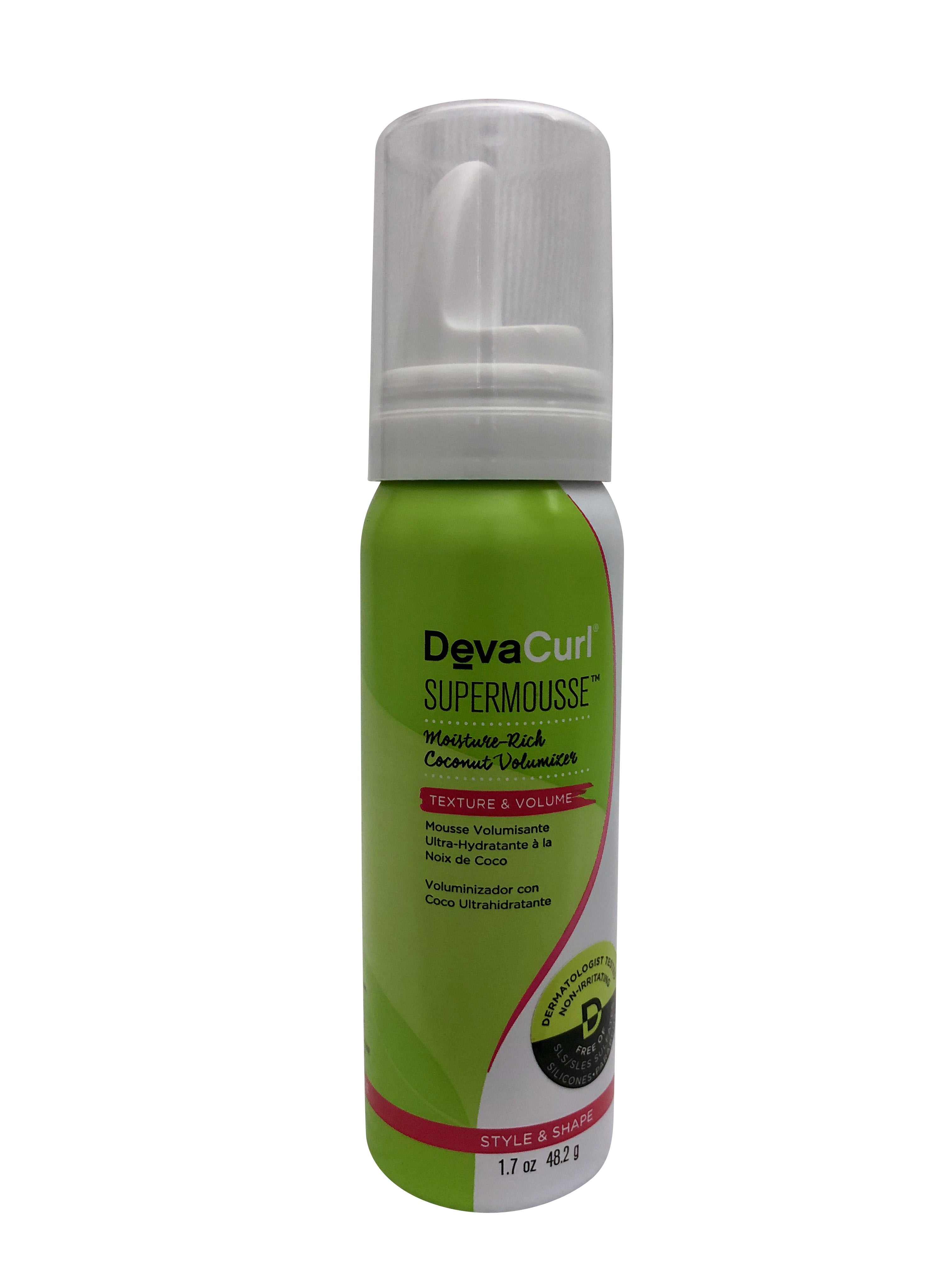 DevaCurl Super Mousse Moisture Rich Coconut Volumizer 1.7 OZ