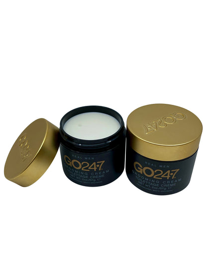 GO247 Real Men Grooming Cream 2 OZ Set of 2