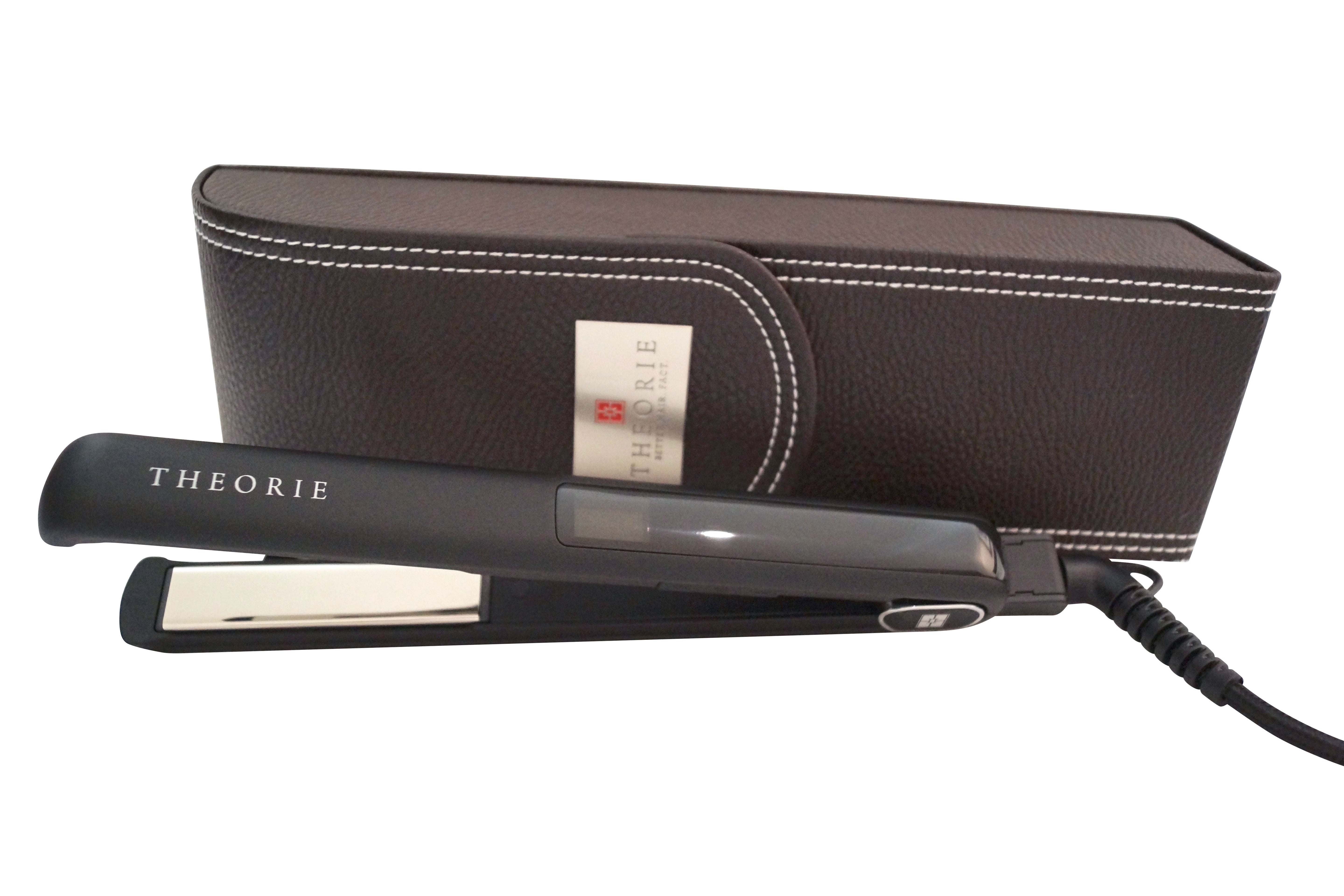 Theorie Saga Classic Titanium Flat Iron, Black, 1"