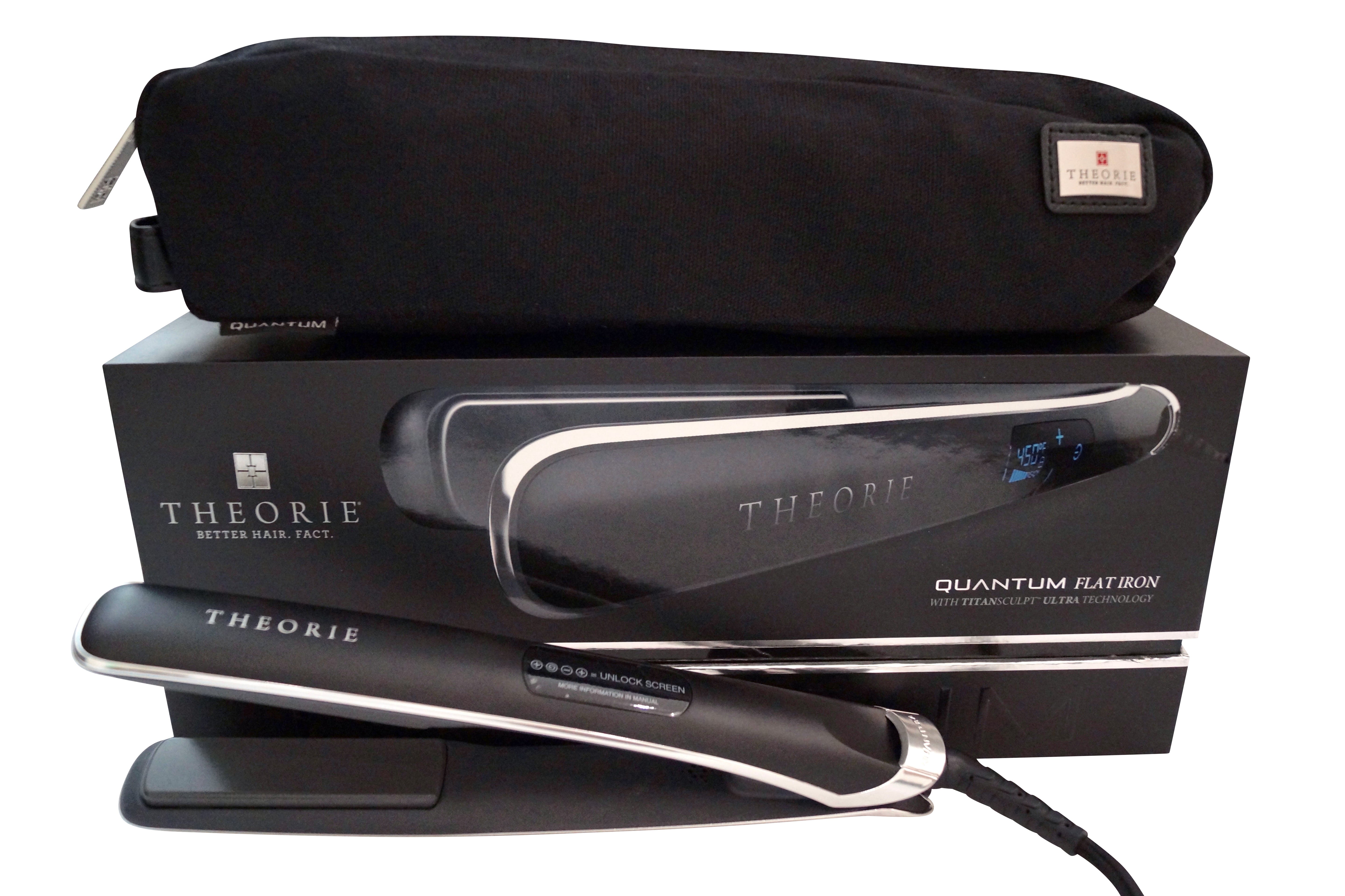 Theorie Quantum TitanSculpt Ultra Flat Iron Black, 1"