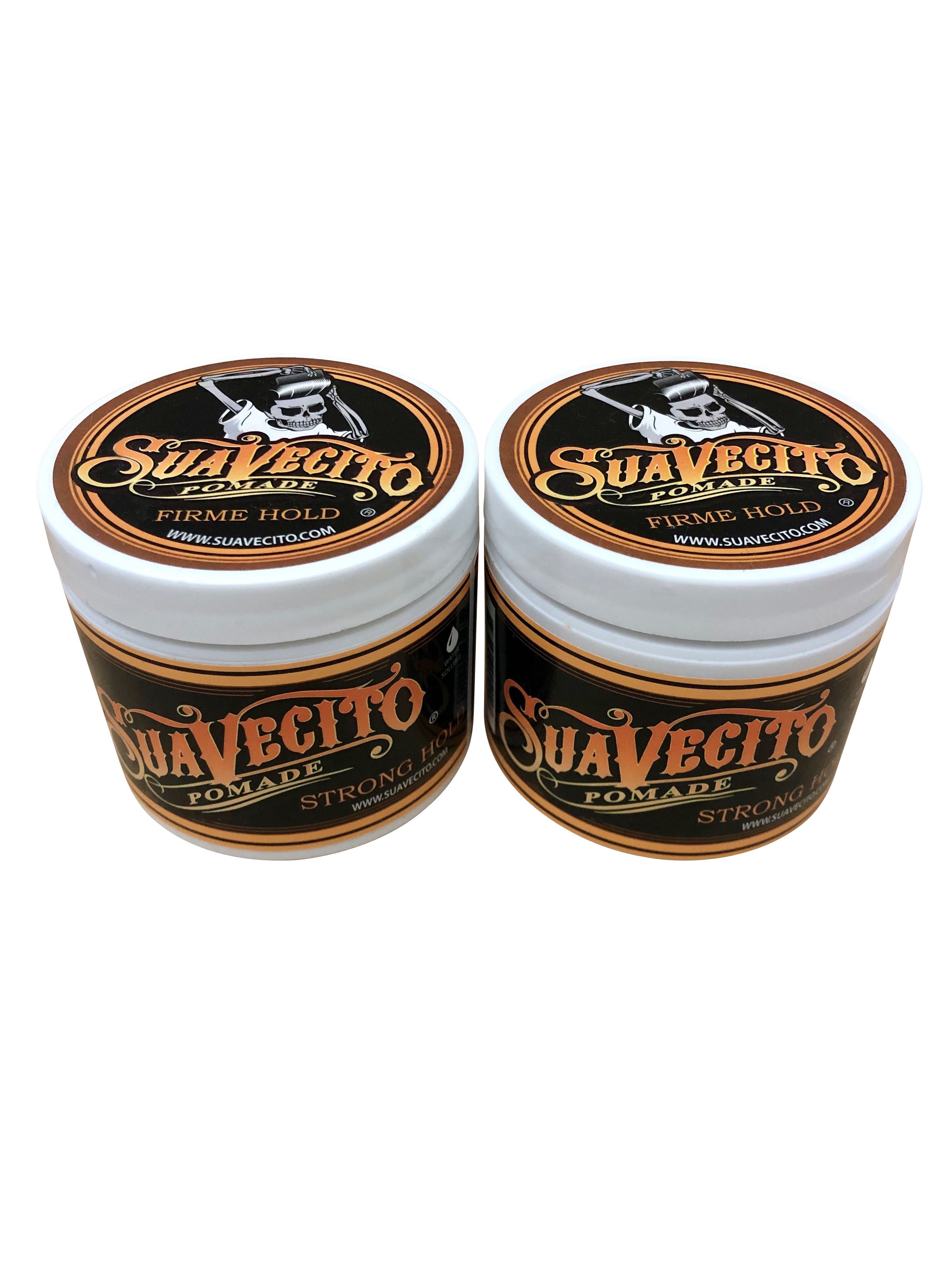 Suavecito Firme (Strong) Hold Pomade 4 Oz - Pack of 2