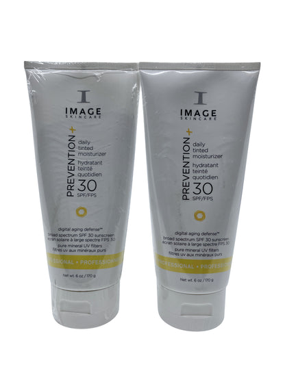 Image Skin Prevention Tinted Moisturizer Sunscreen SPF 30 6 OZ Set of 2