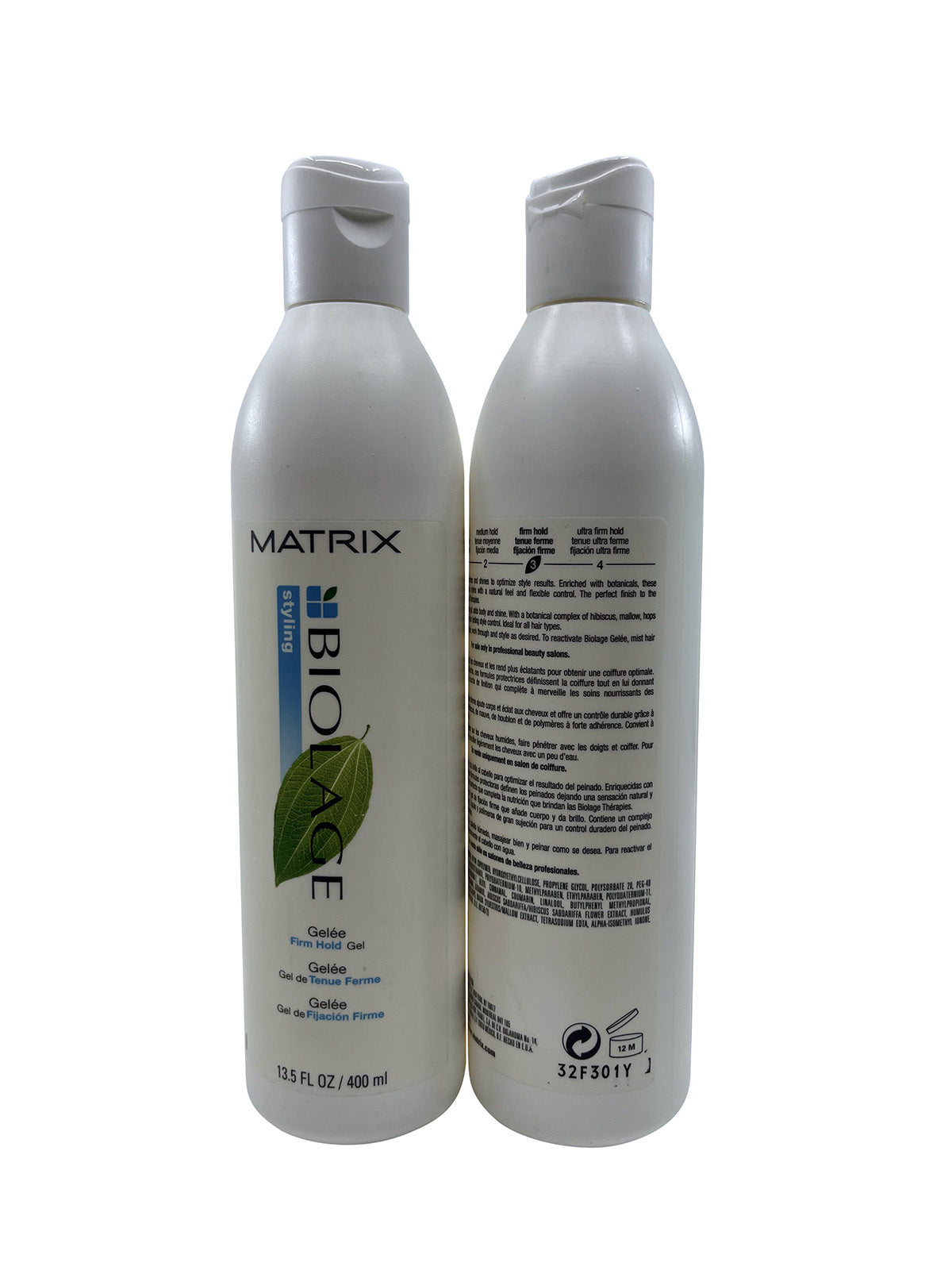 Matrix Biolage Gelee Firm Hold Gel 13.5 OZ Set of 2