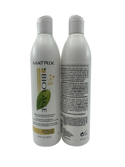 Matrix Biolage Deep Smoothing Shampoo 16.9 OZ Set of 2