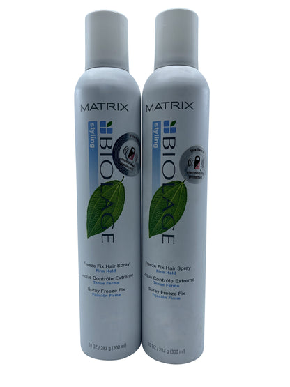 Matrix Biolage Freeze Fix Hair Spray Firm Hold 10 OZ Set of 2