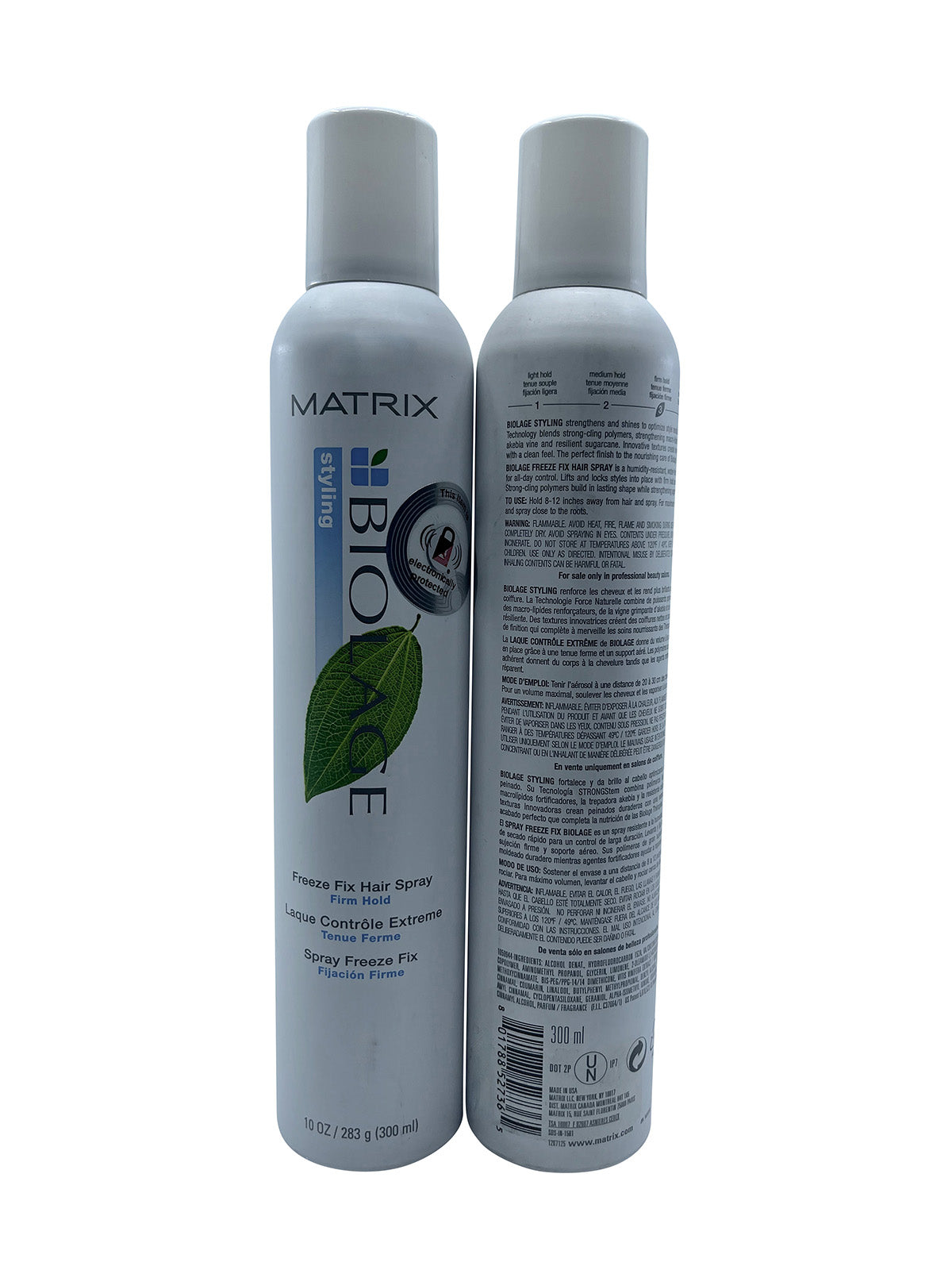 Matrix Biolage Freeze Fix Hair Spray Firm Hold 10 OZ Set of 2