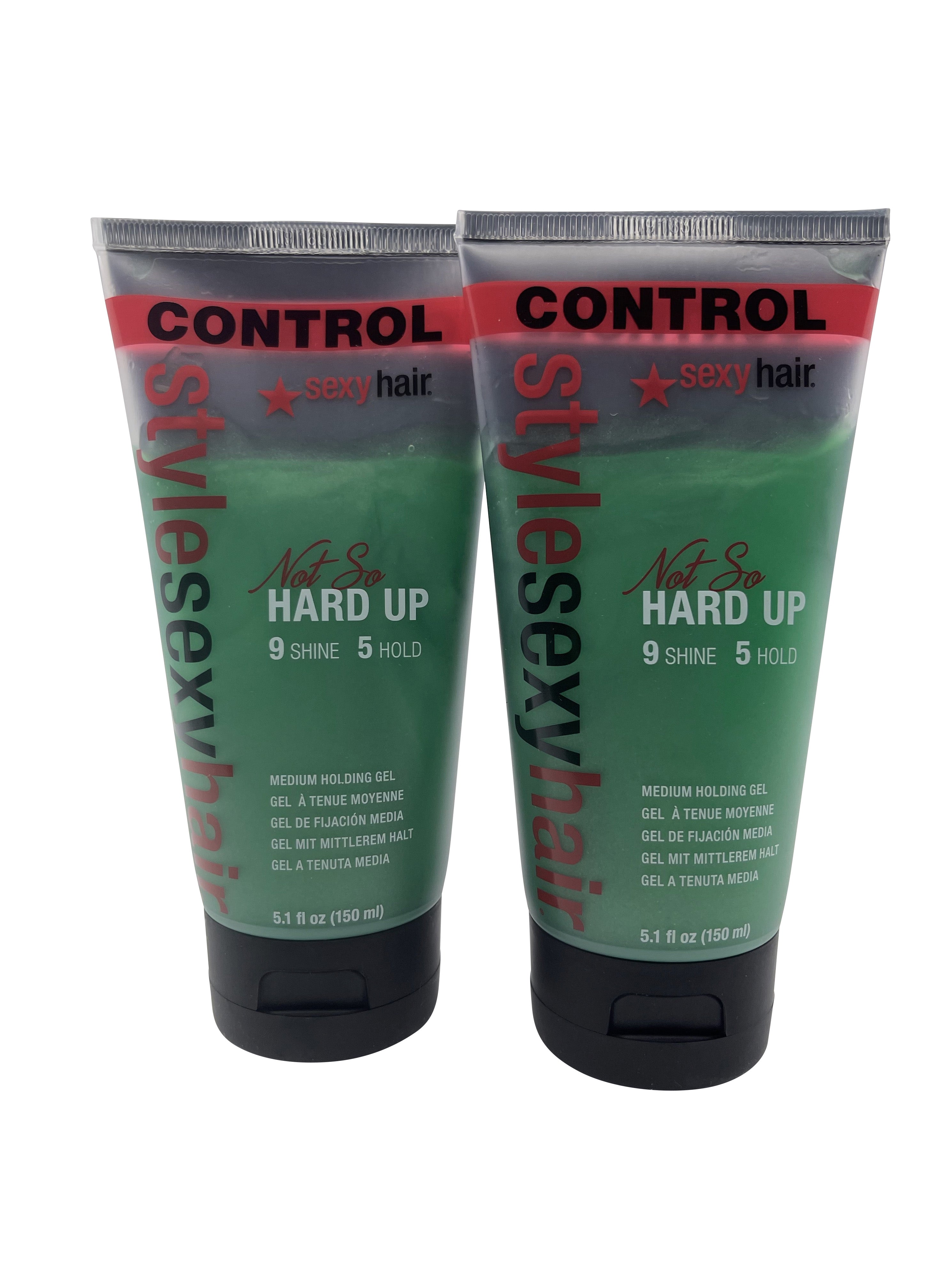 Sexy Hair Not So Hard Up Medium Holding Gel 5.1 OZ Set of 2