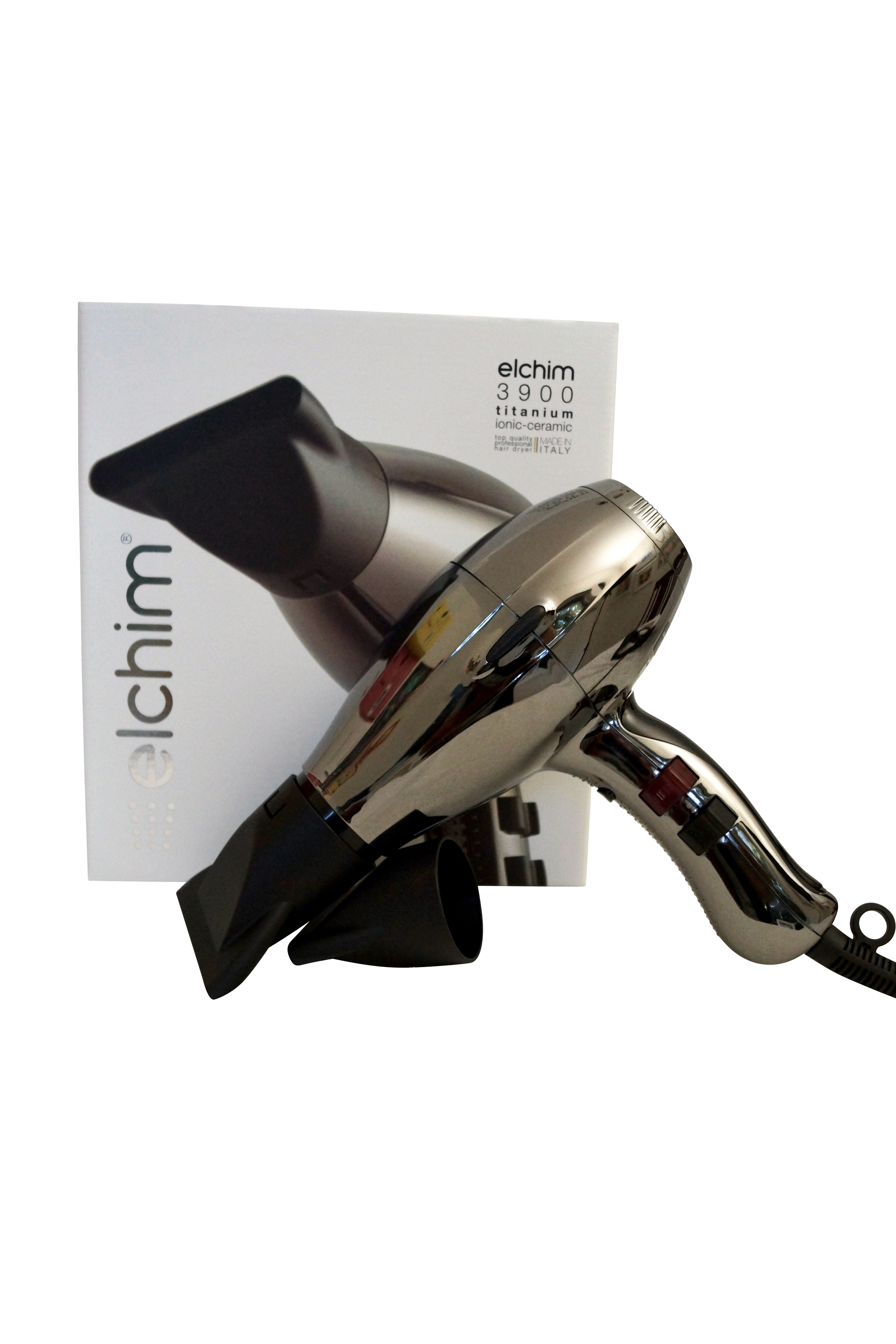 Elchim 3900 Titanium Ionic Ceramic Hair Dryer Titanium Edition