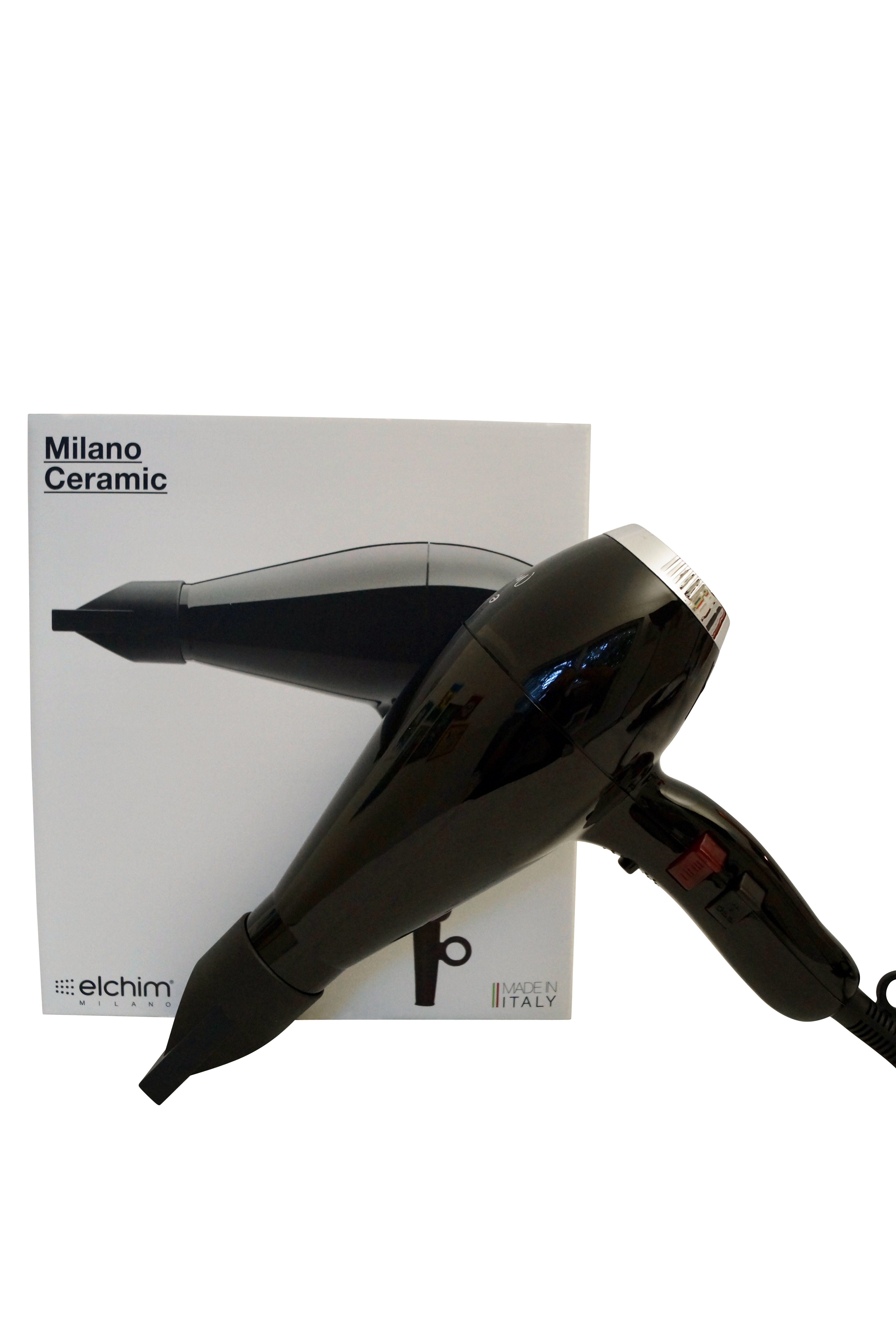 Elchim Milano Ceramic Hair Dryer Black