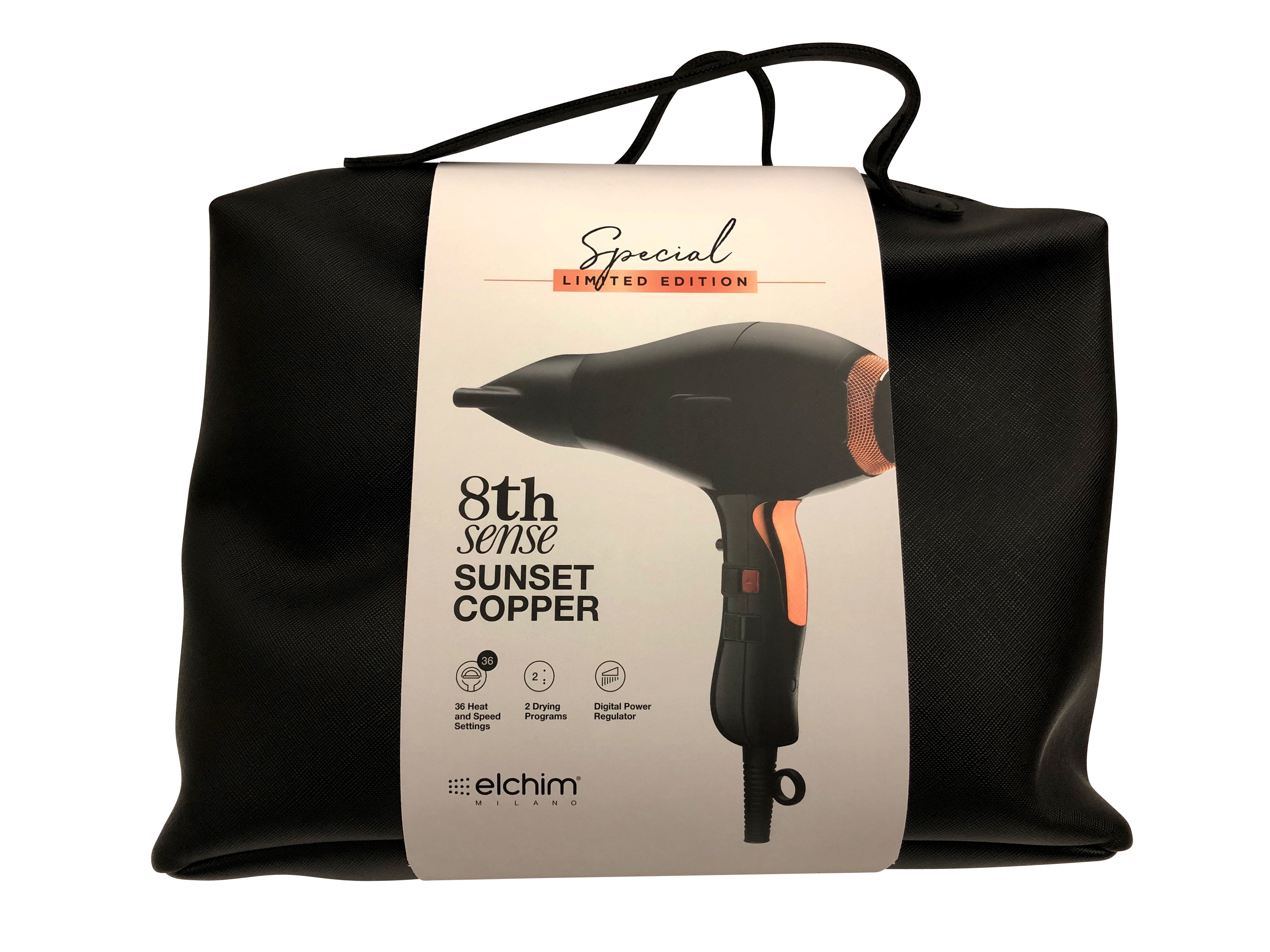 Elchim Milano 8th Sense Sunset Copper Limited Edition Digital Hair Dryer