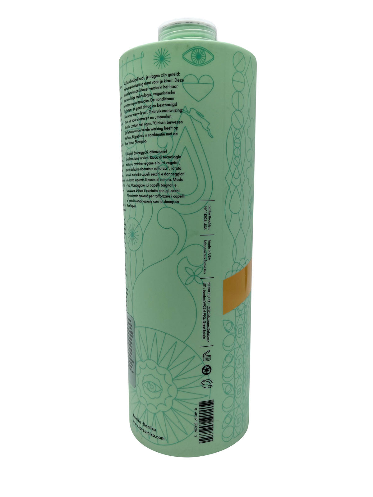 Amika The Kure Bond Repair Conditioner Damaged Hair 33.8 OZ