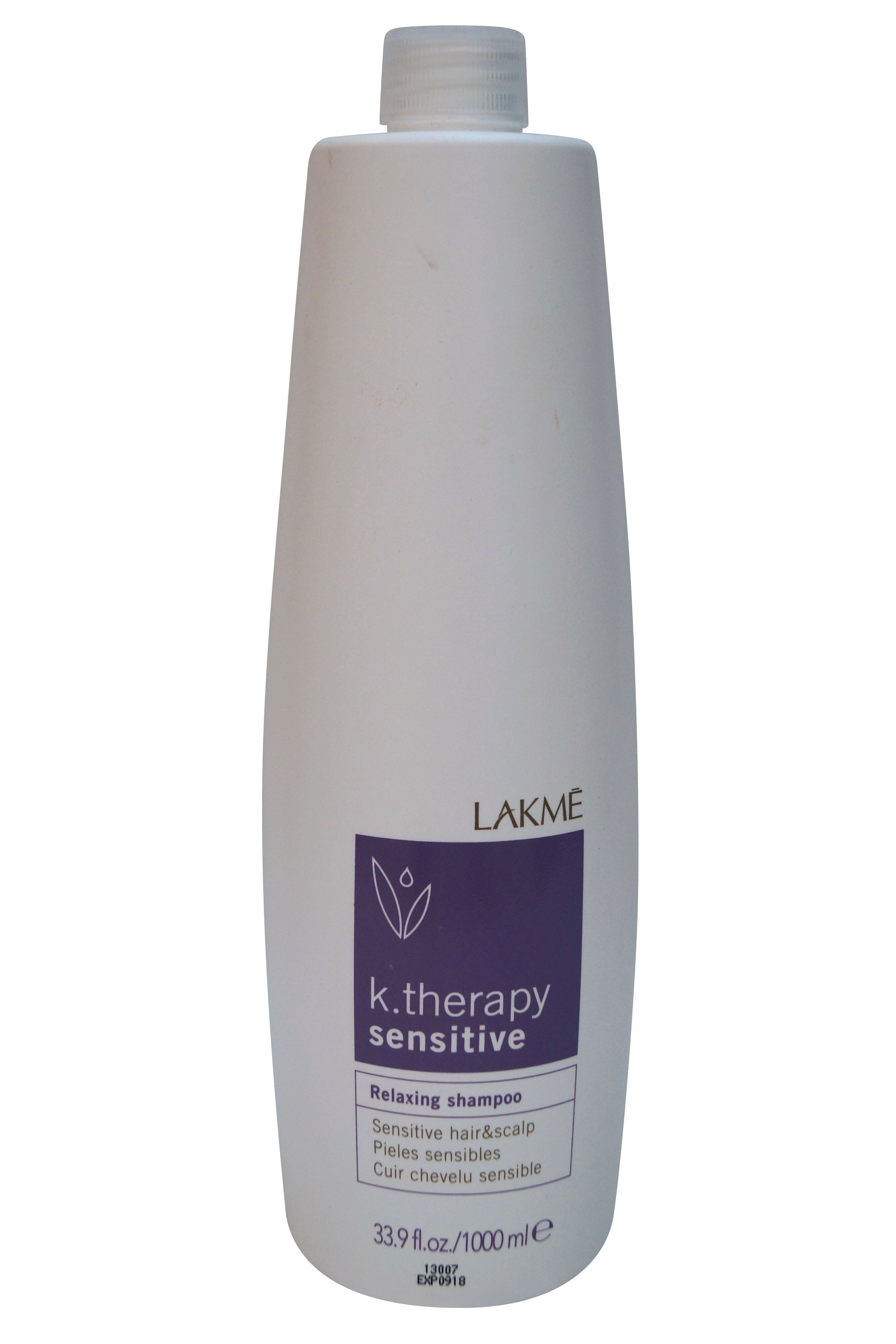 Lakme K.Therapy Sensitive Relaxing Shampoo 33.9 oz 1000 ml