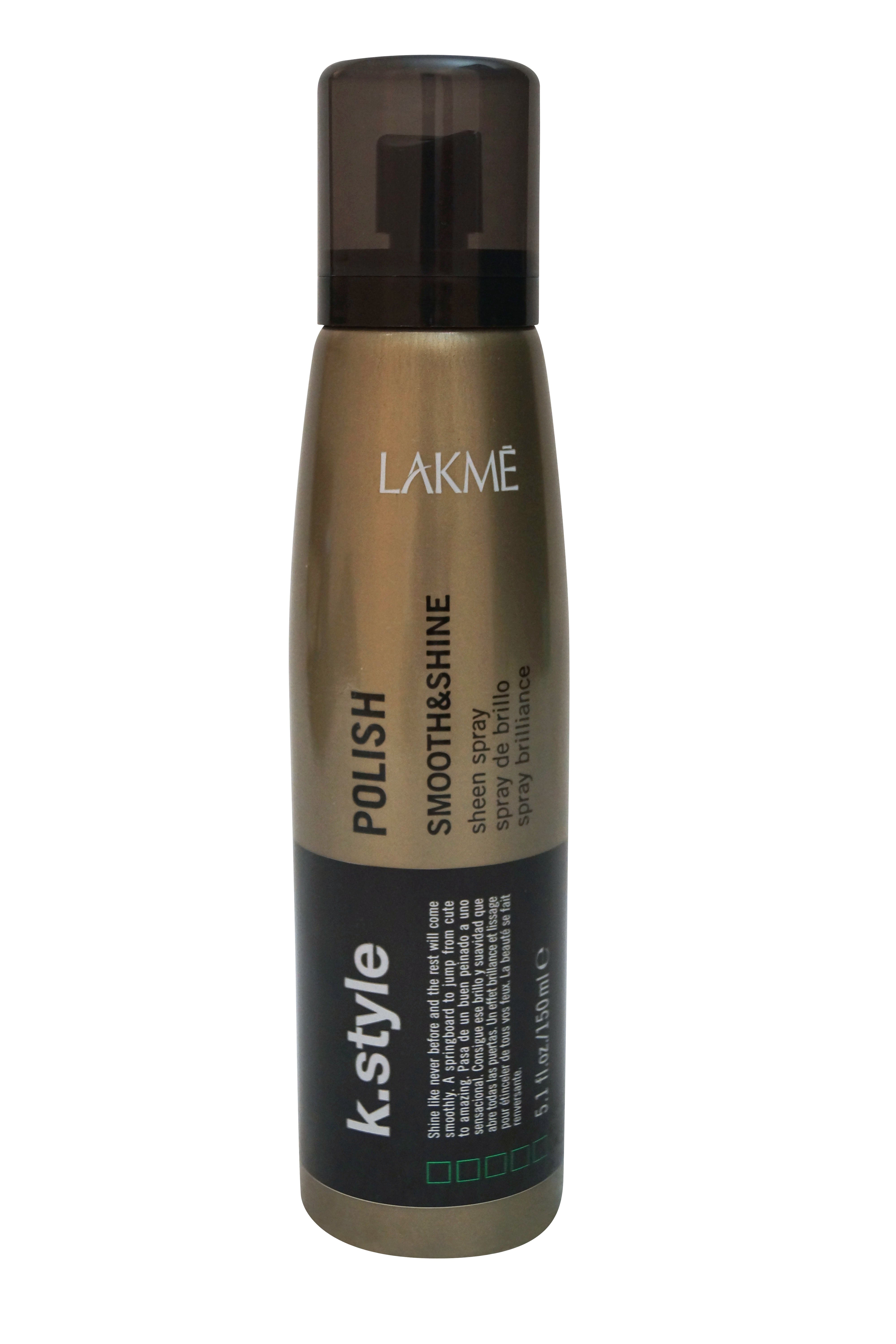 Lakme K.Style Polish Smooth & Shine Sheen Spray 5.1 oz 150 ml