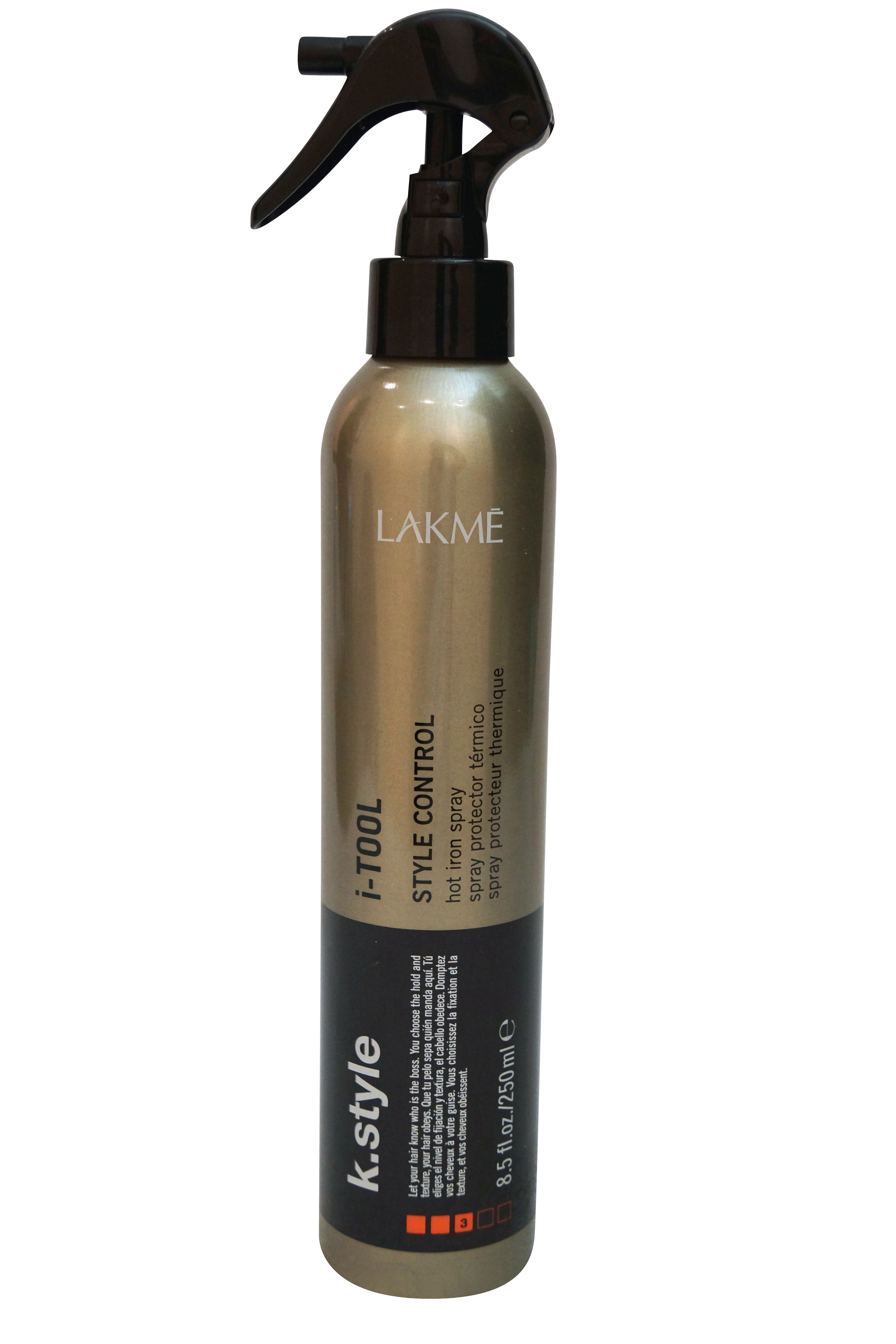 Lakme i.Tool Style Control Hot Iron Spray 8.5 oz 250 ml