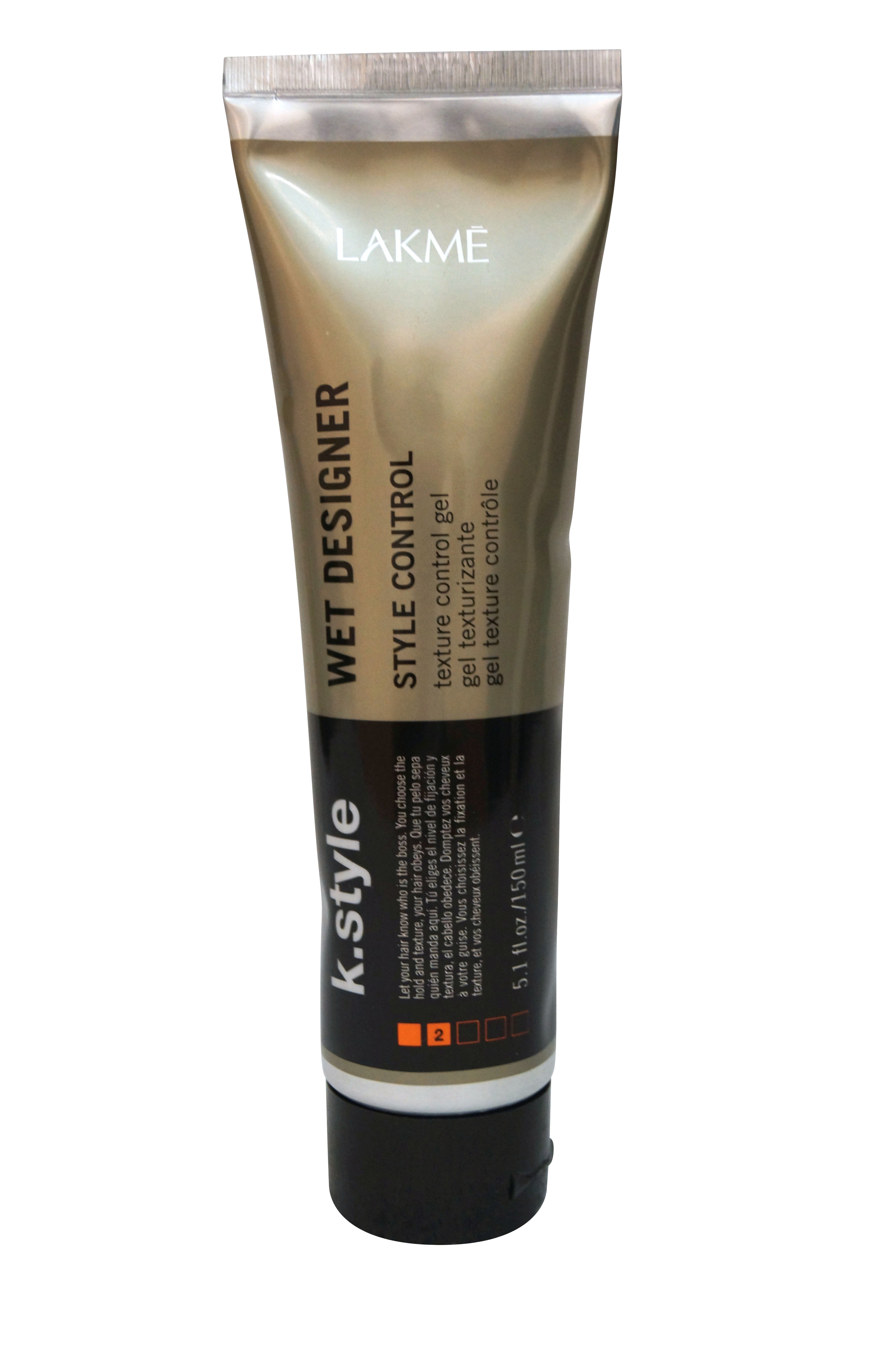 Lakme K.Style Wet Designer Style Control Texture Control Gel 5.1 oz 150 ml