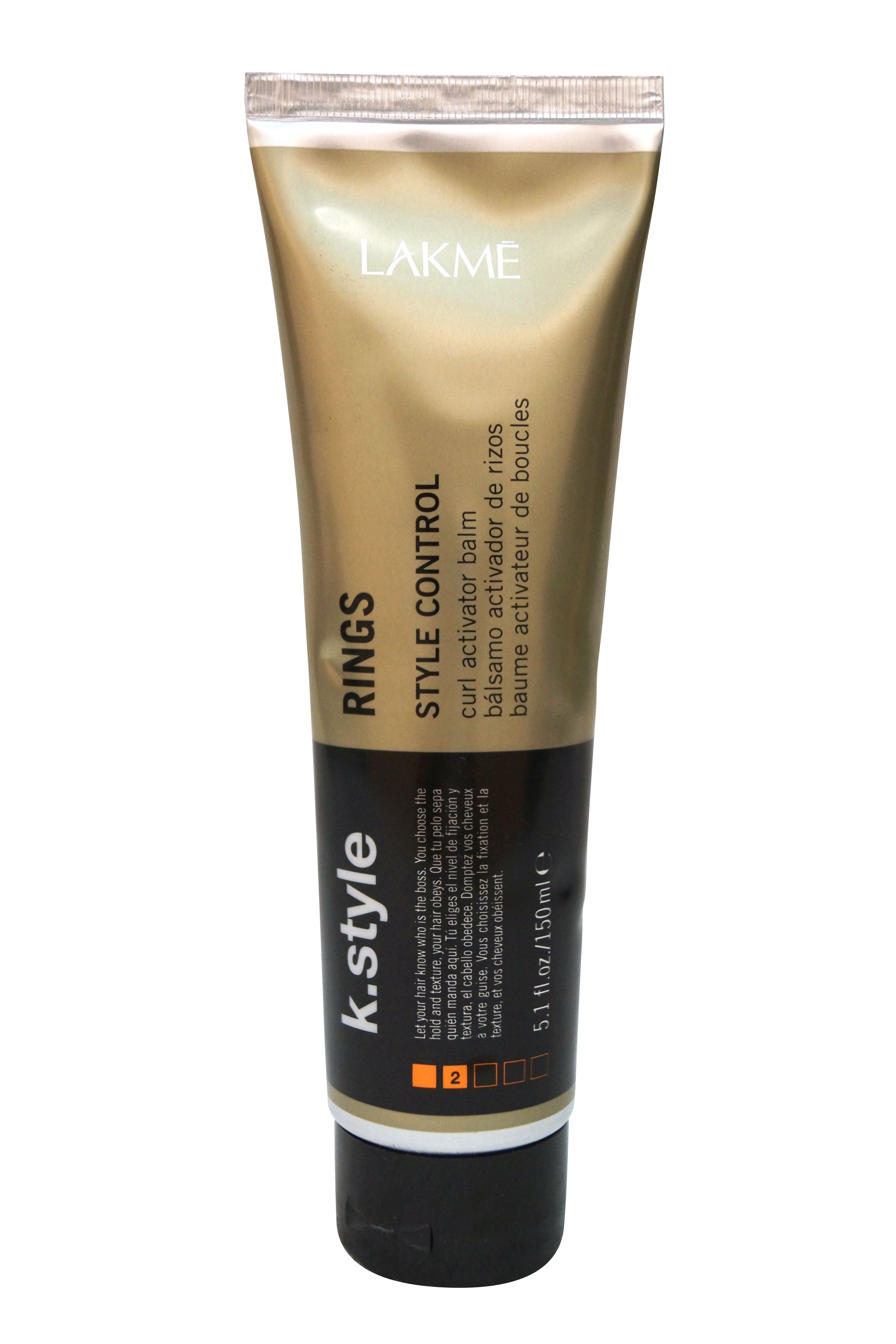 Lakme K.Style Rings Style Control Curl Activator Balm 5.1 oz 150 ml