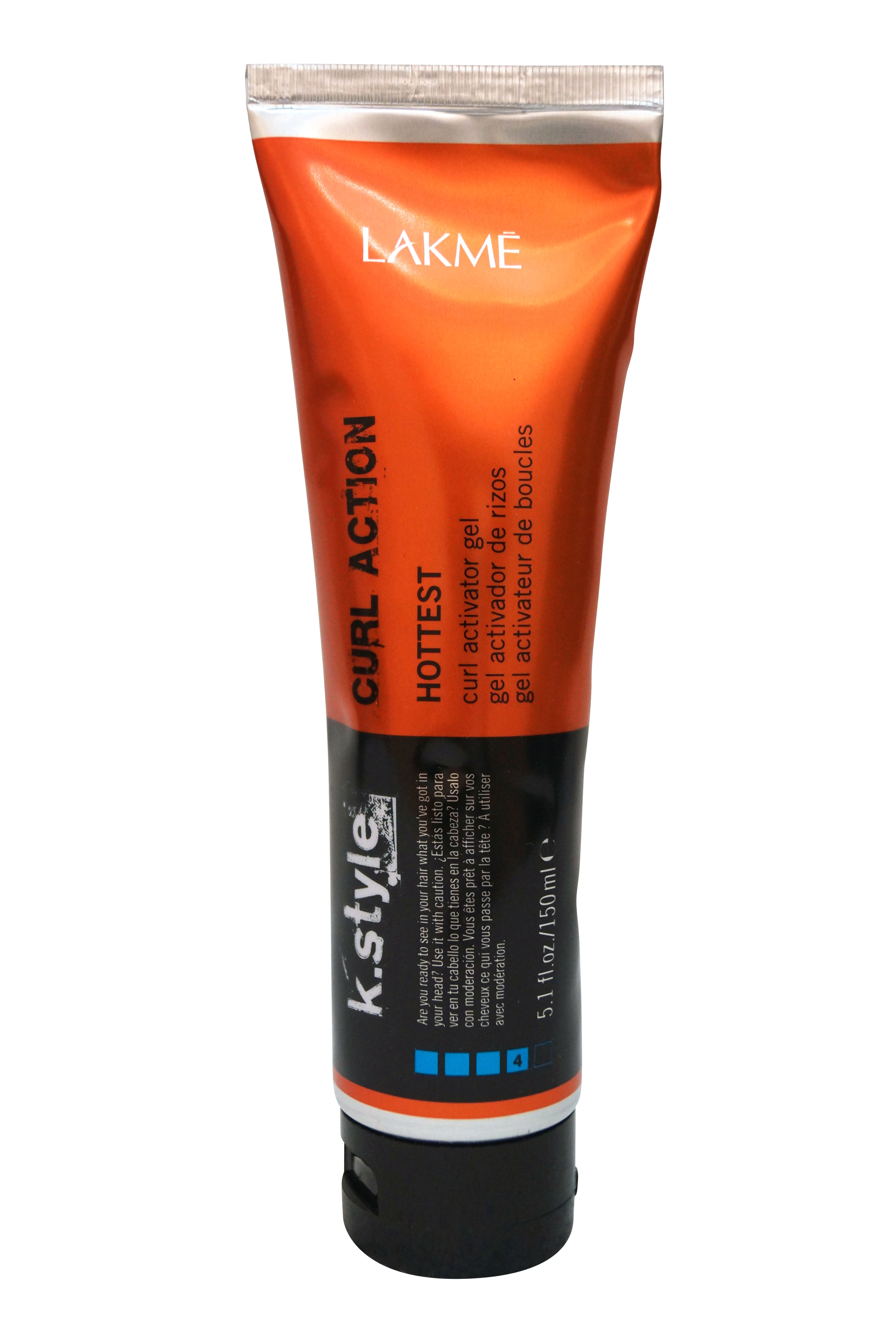 Lakme K.Style Curl Action Hottest Curl Activator Gel 5.1 oz 150 ml