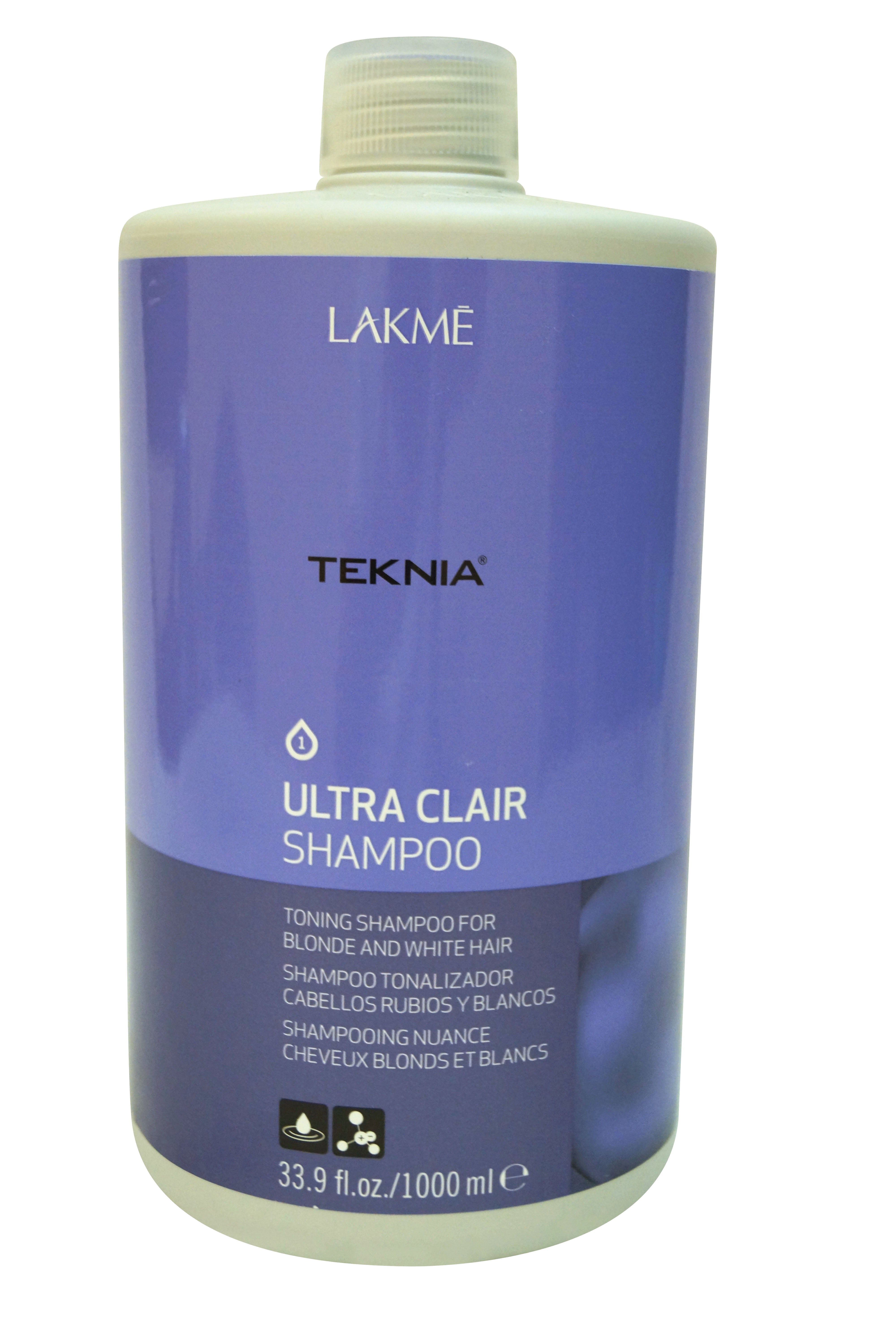 Lakme Teknia Ultra Clair Shampoo 33.9 oz 1000 ml