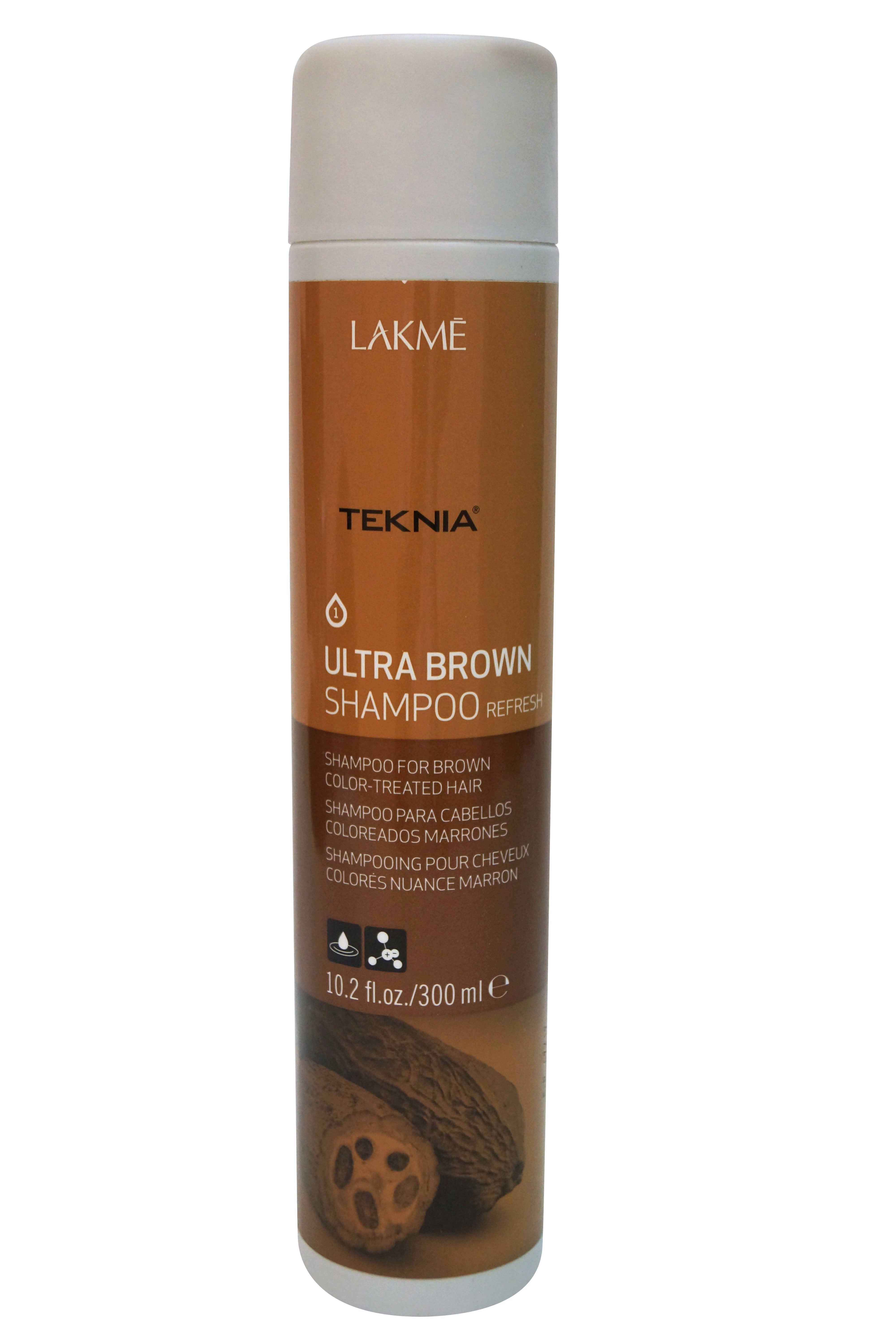 Lakme Teknia Ultra Brown Shampoo Refresh 10.2 oz 300 ml