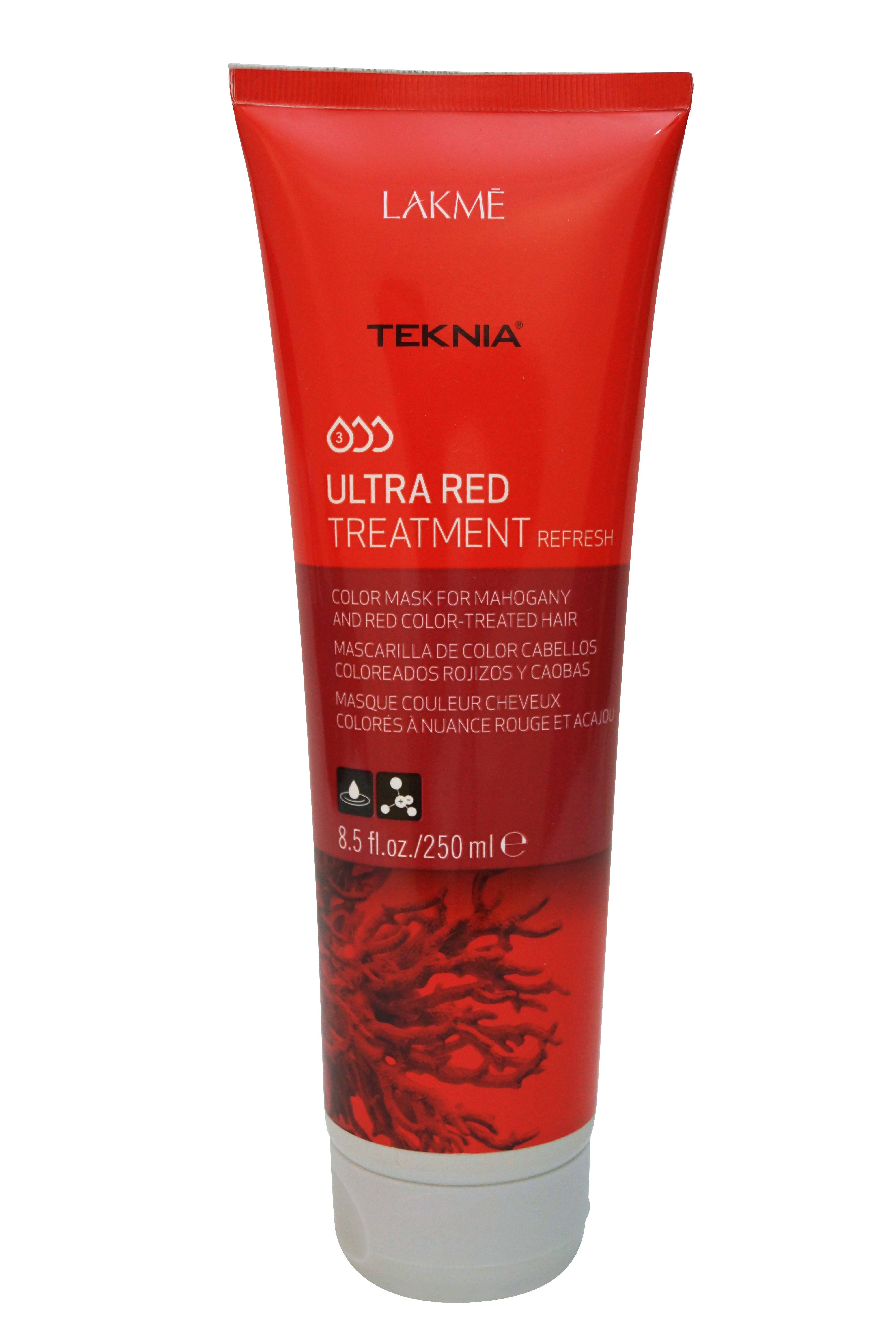 Lakme Teknia Ultra Red Treatment Refresh 8.5 oz 250 ml