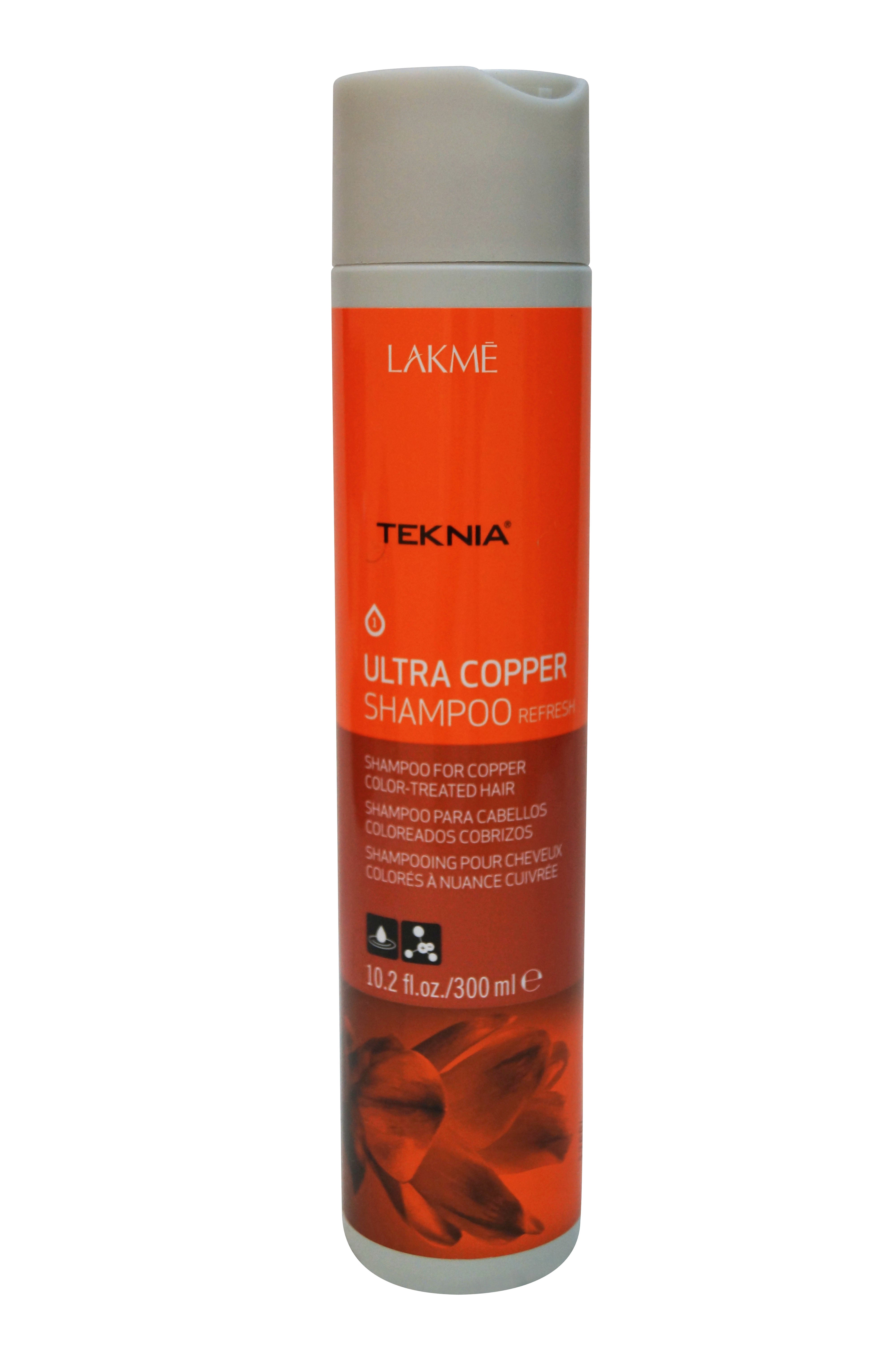 Lakme Teknia Ultra Copper Shampoo Refresh 10.2 oz 300 ml