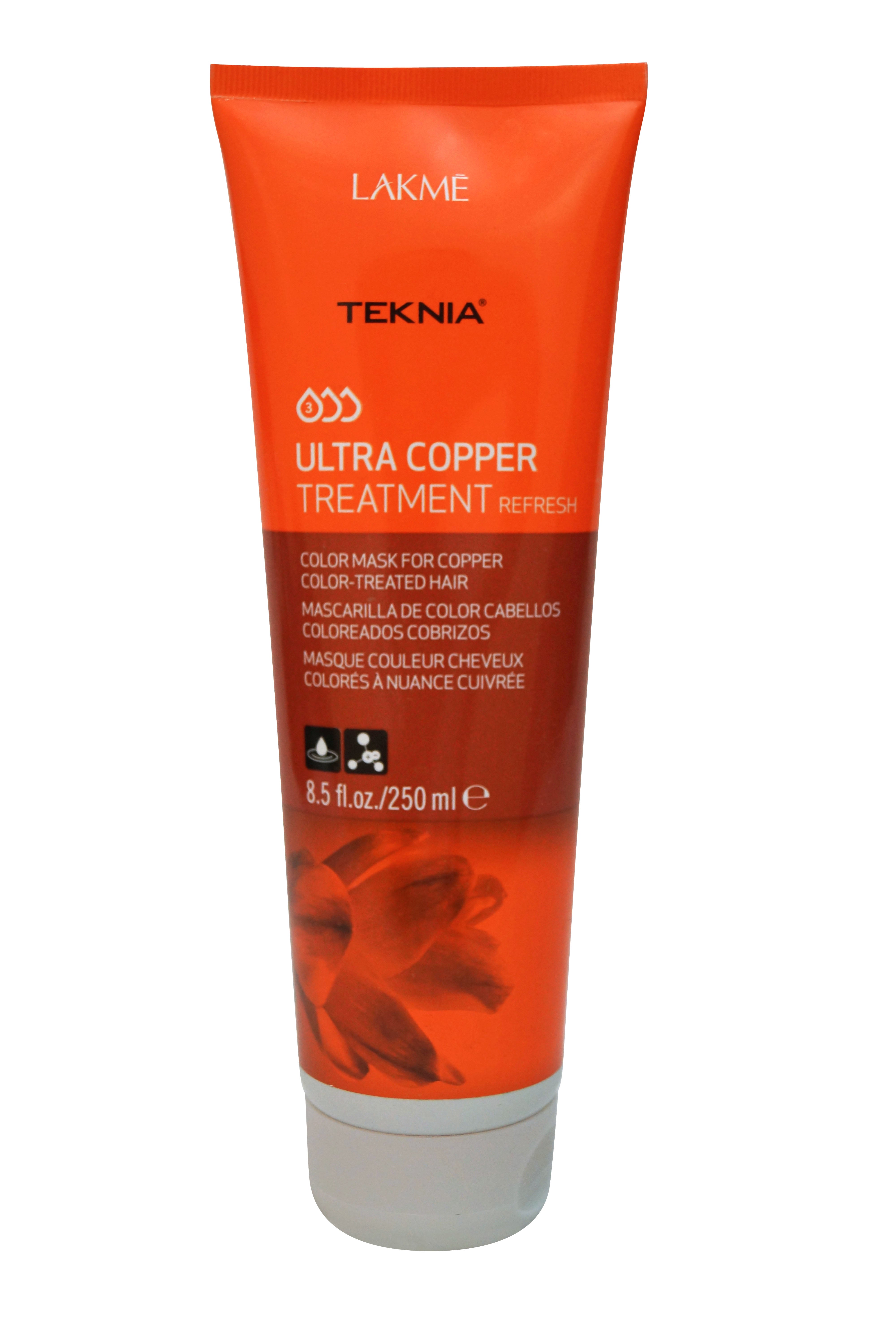 Lakme Teknia Ultra Copper Treatment Refresh 8.5 oz 250 ml