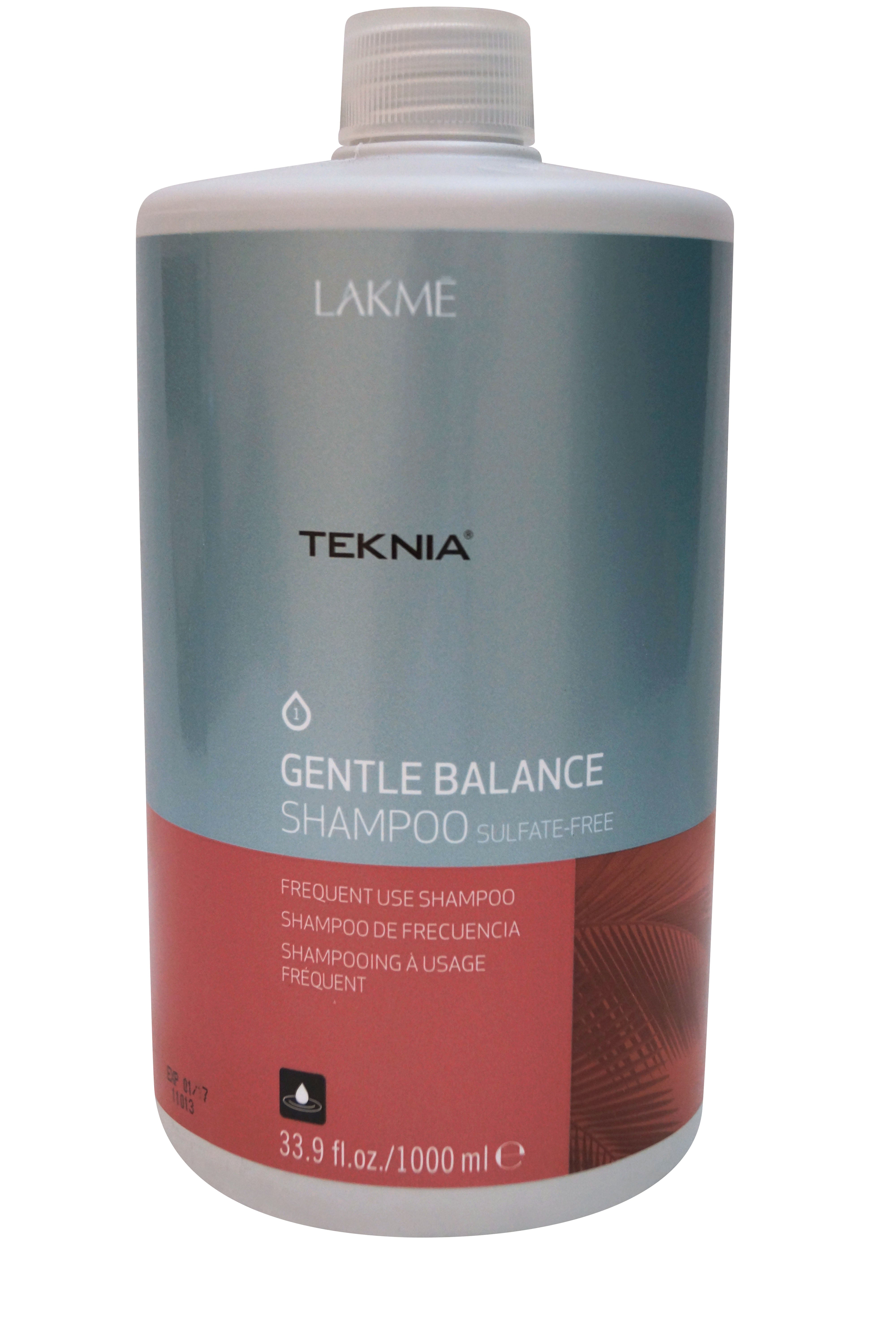 Lakme Teknia Gentle Balance Shampoo Sulfate-Free 33.9 oz 1000 ml