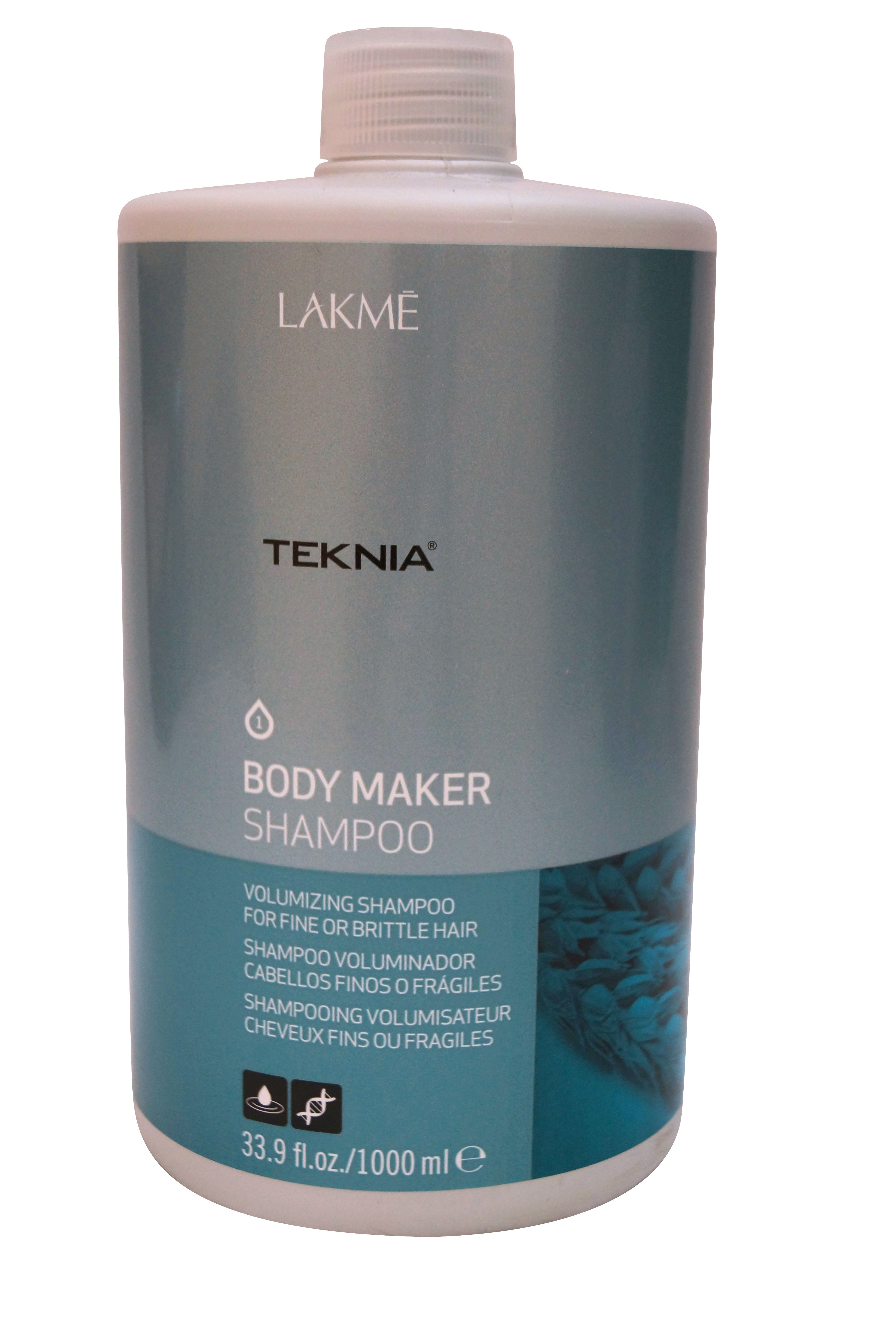 Lakme Teknia Body Maker Shampoo, 33.9 oz.