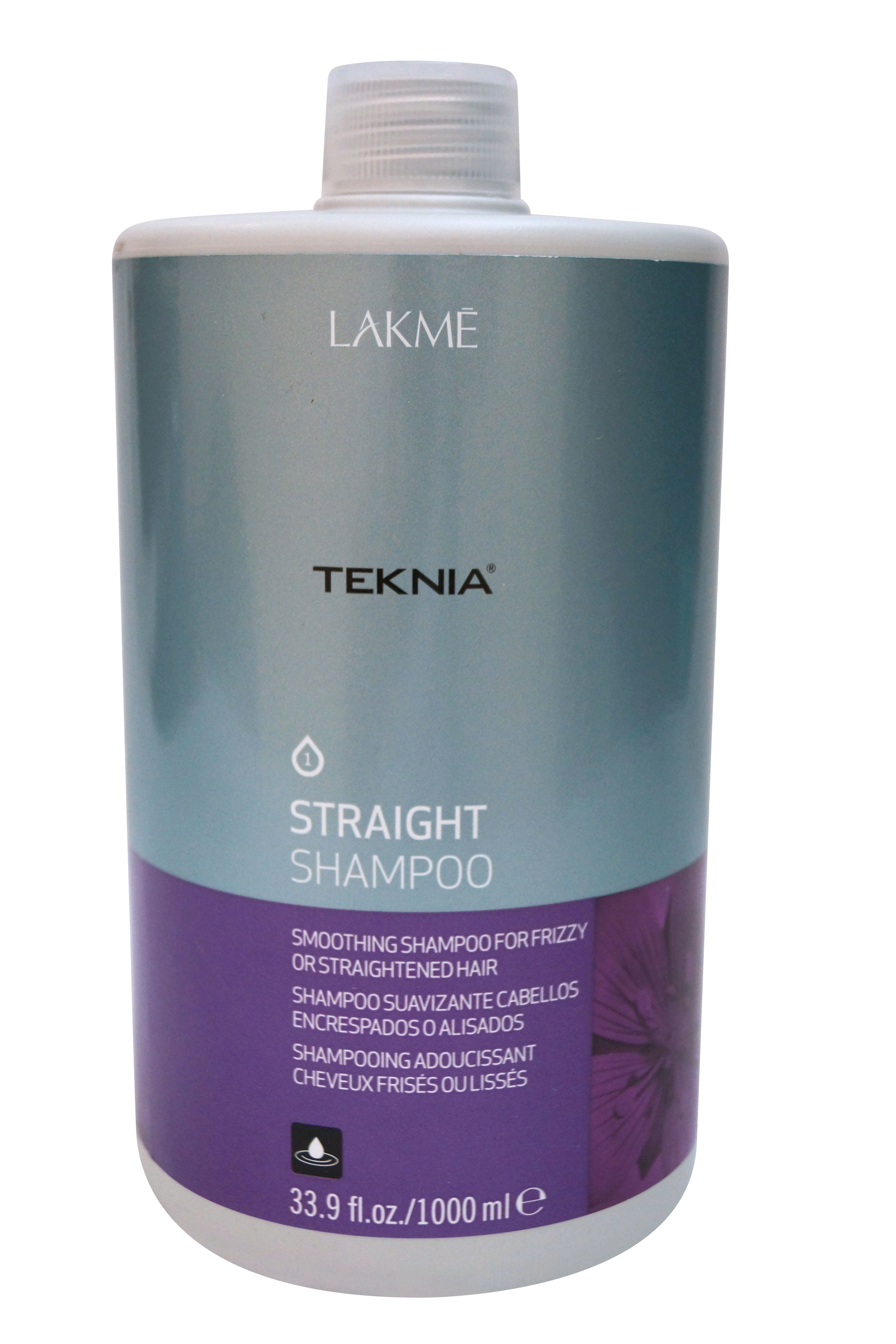 Lakme Teknia Straight Shampoo 33.9 oz 1000 ml