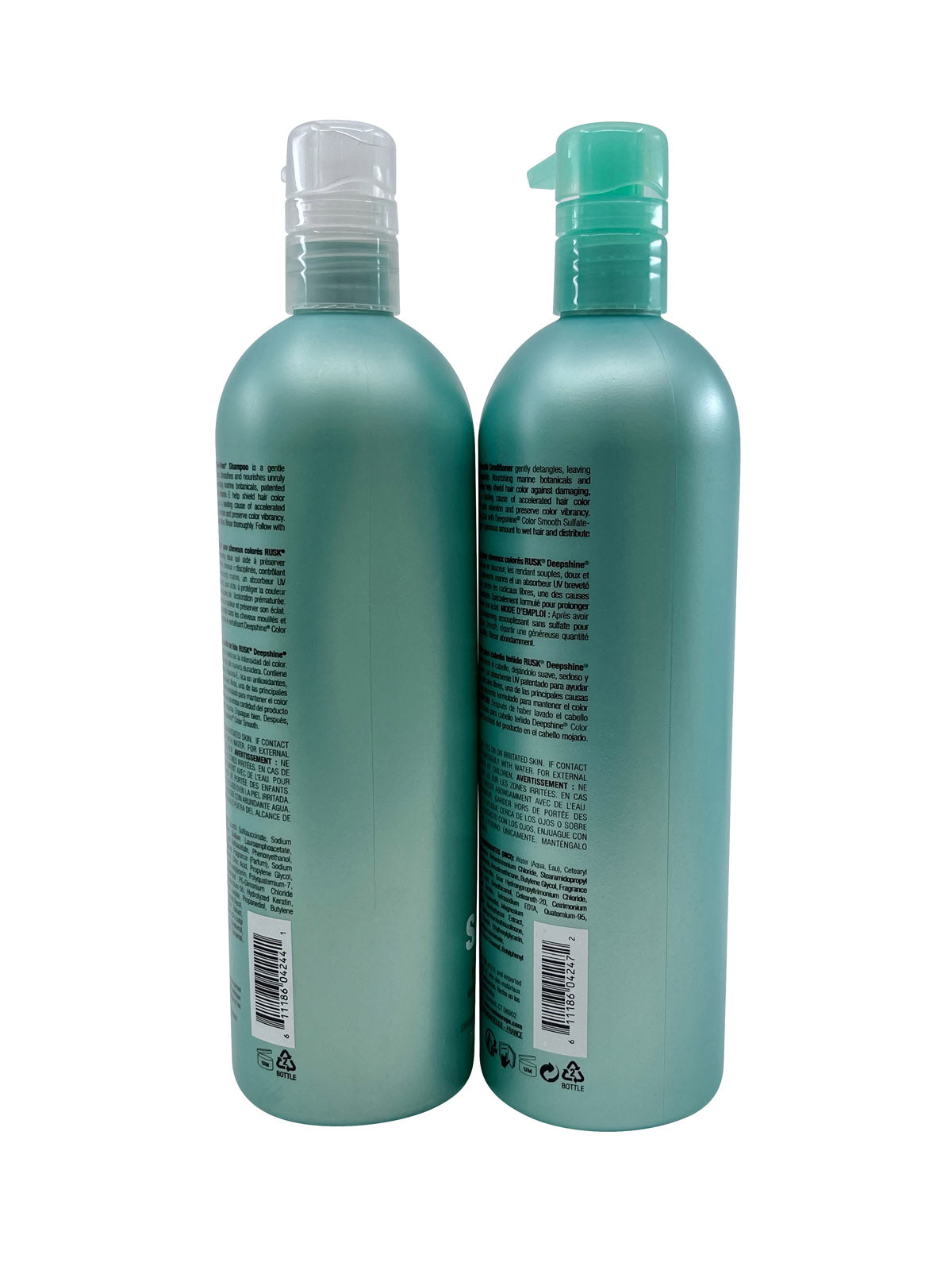 Rusk Deep Shine Color Smooth Shampoo & Conditioner Set 25 OZ Each