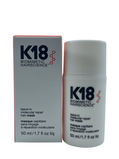 K18 Biometric Hairscience Leave In Molecular Repair Hair Mask 1.7 OZ