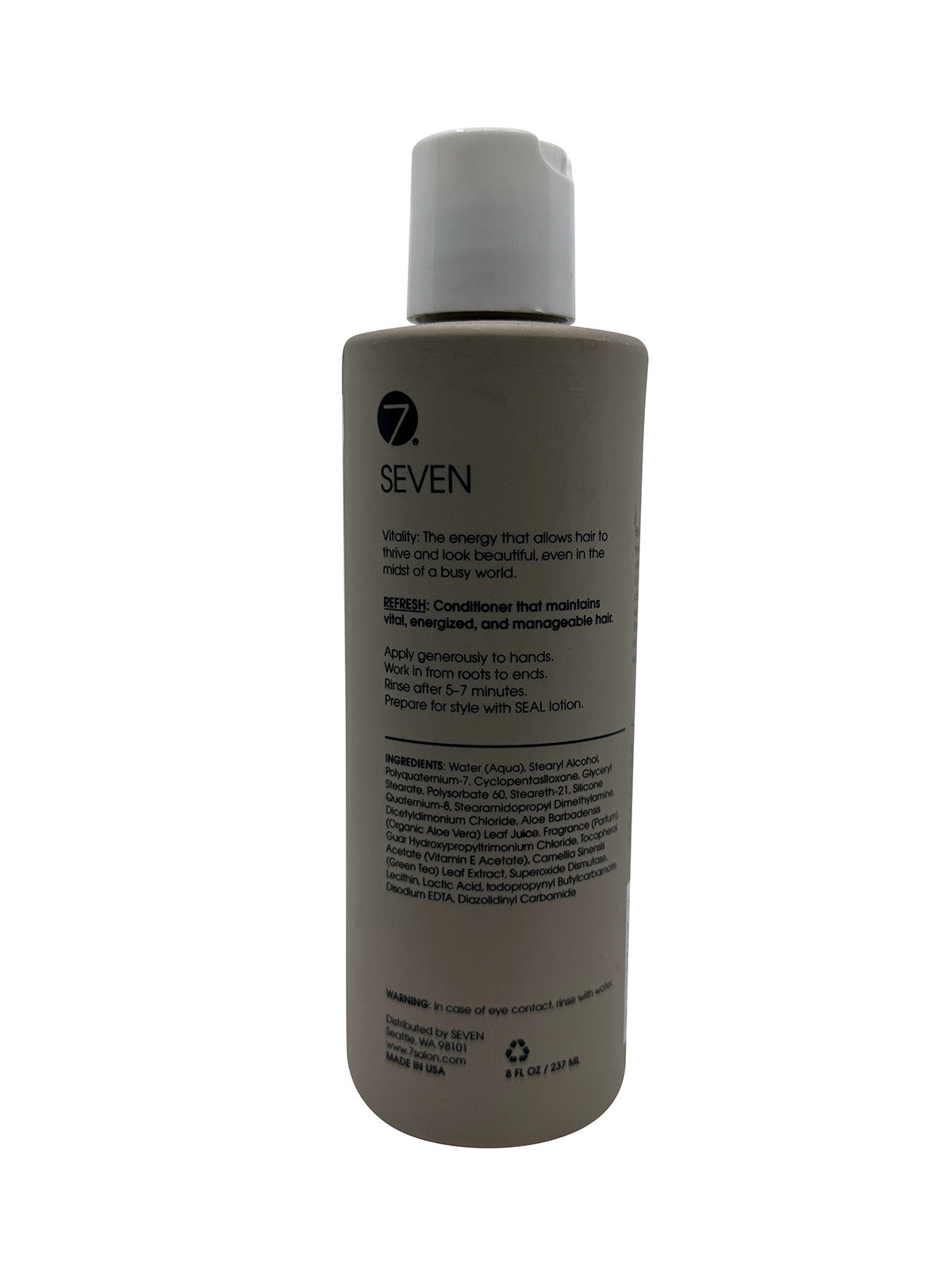 Seven 7 Refresh Conditioner  All Hair Types 8 OZ