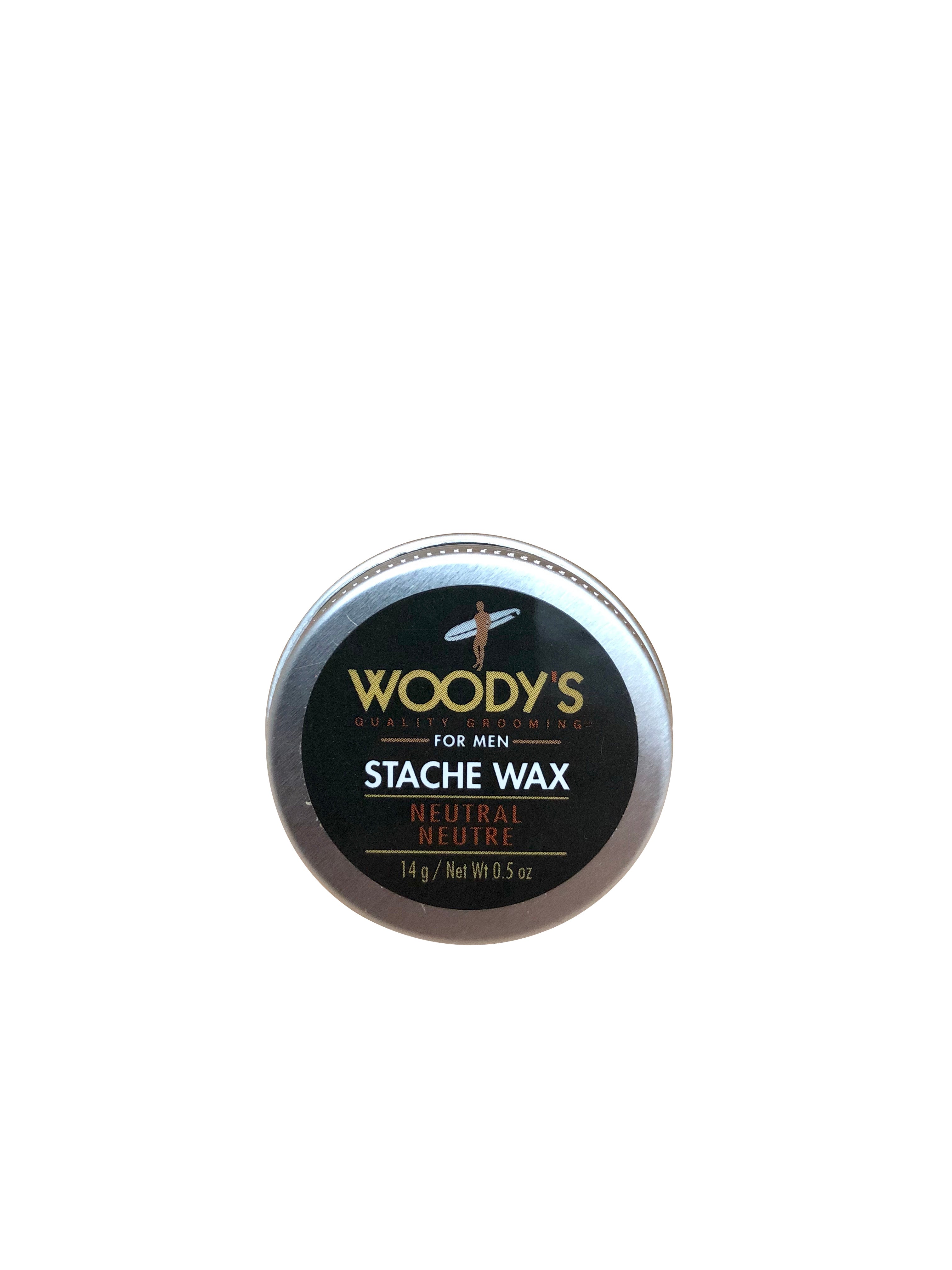 Woody's Stache Wax Neutral 0.5 OZ