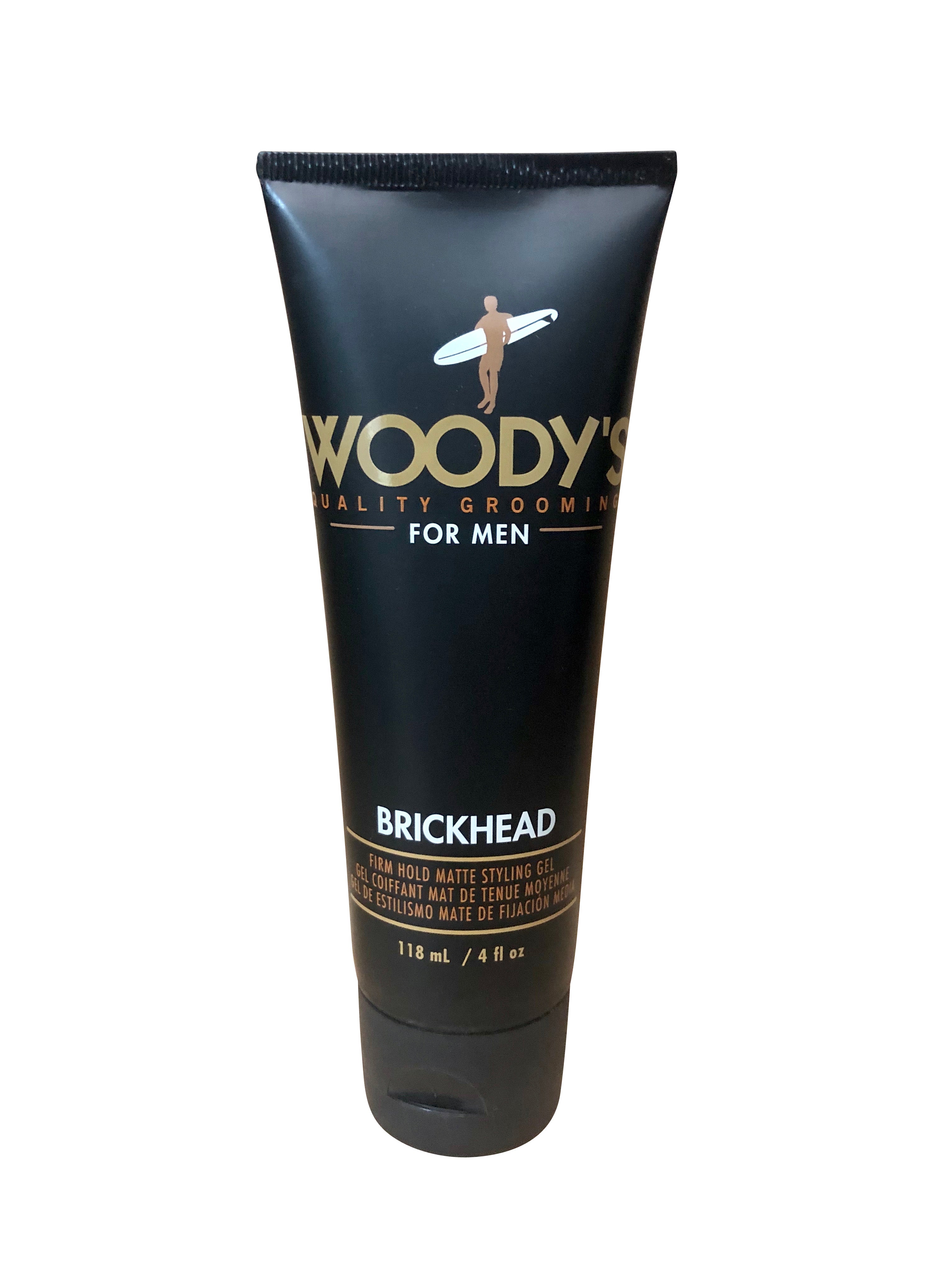 Woody's Quality Grooming for Men Brickhead Firm Hold Matte Styling Paste 4 OZ