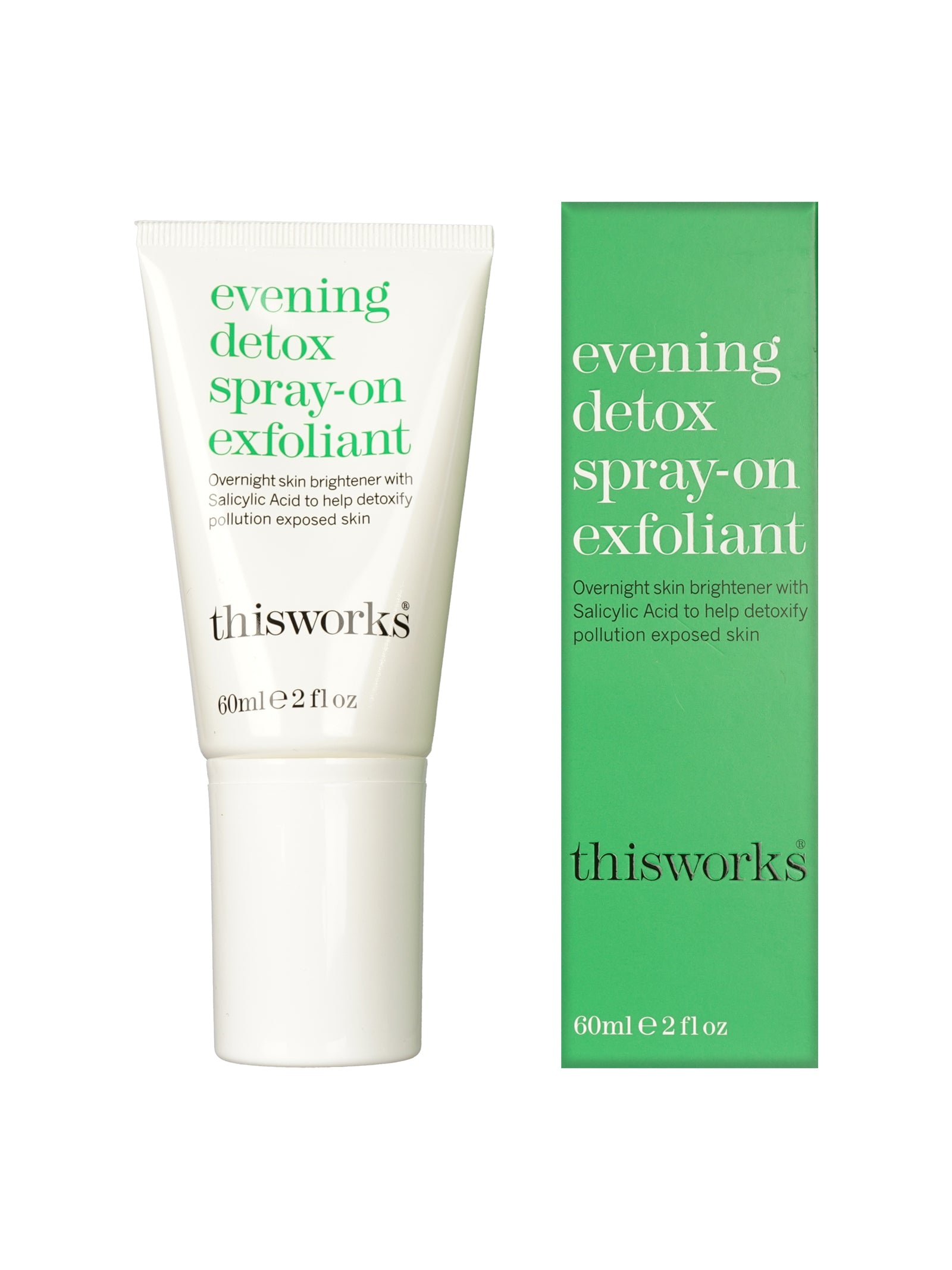 ThisWorks Evening Detox Spray Exfoliant All Skin Types 2 OZ