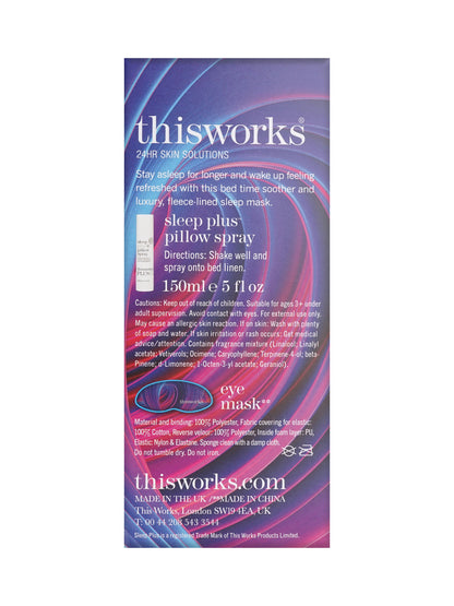 ThisWorks Sleep Plus Pillow Spray & Mask 5 OZ