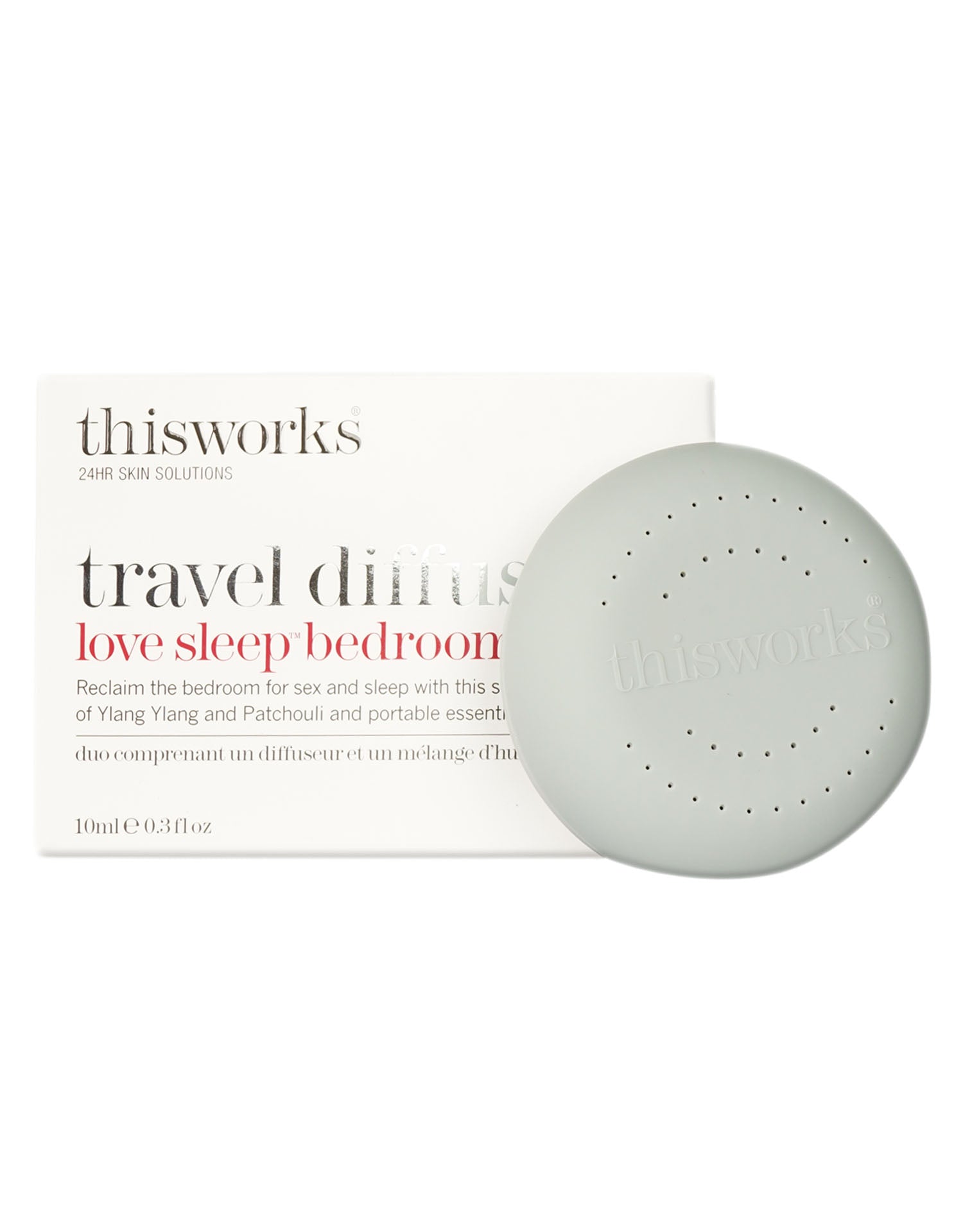 ThisWorks Travel Diffuser & Love Sleep Bedroom Blend 0.3 OZ