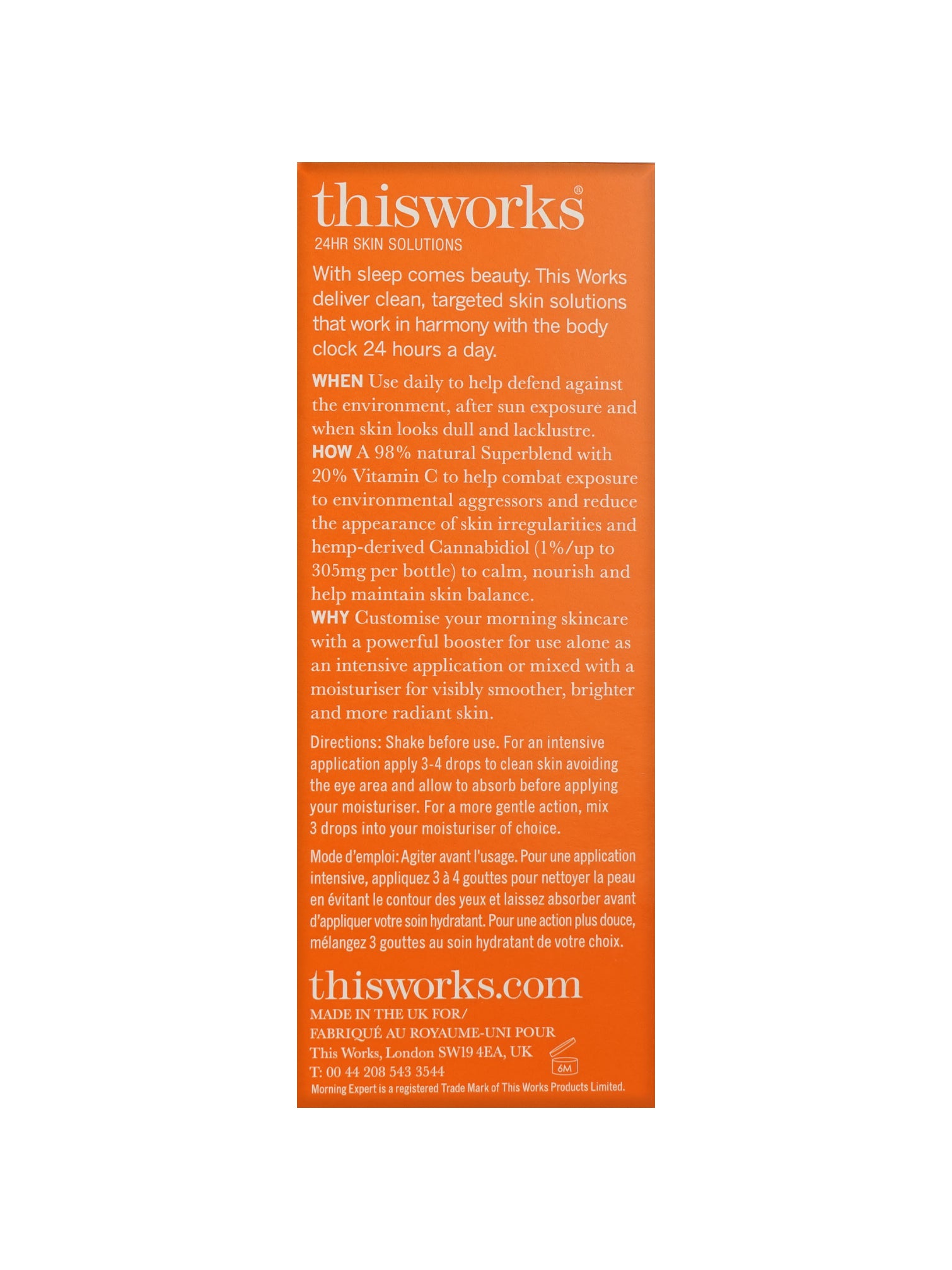 ThisWorks Morning Expert CBD Booster + Vitamin C 1 OZ