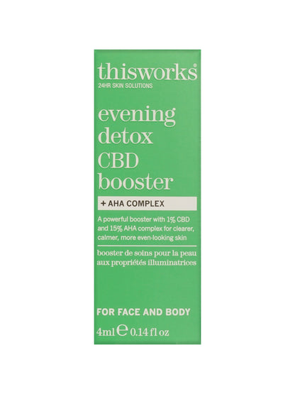 ThisWorks Evening Detox CBD Booster + AHA Complex 0.14 OZ