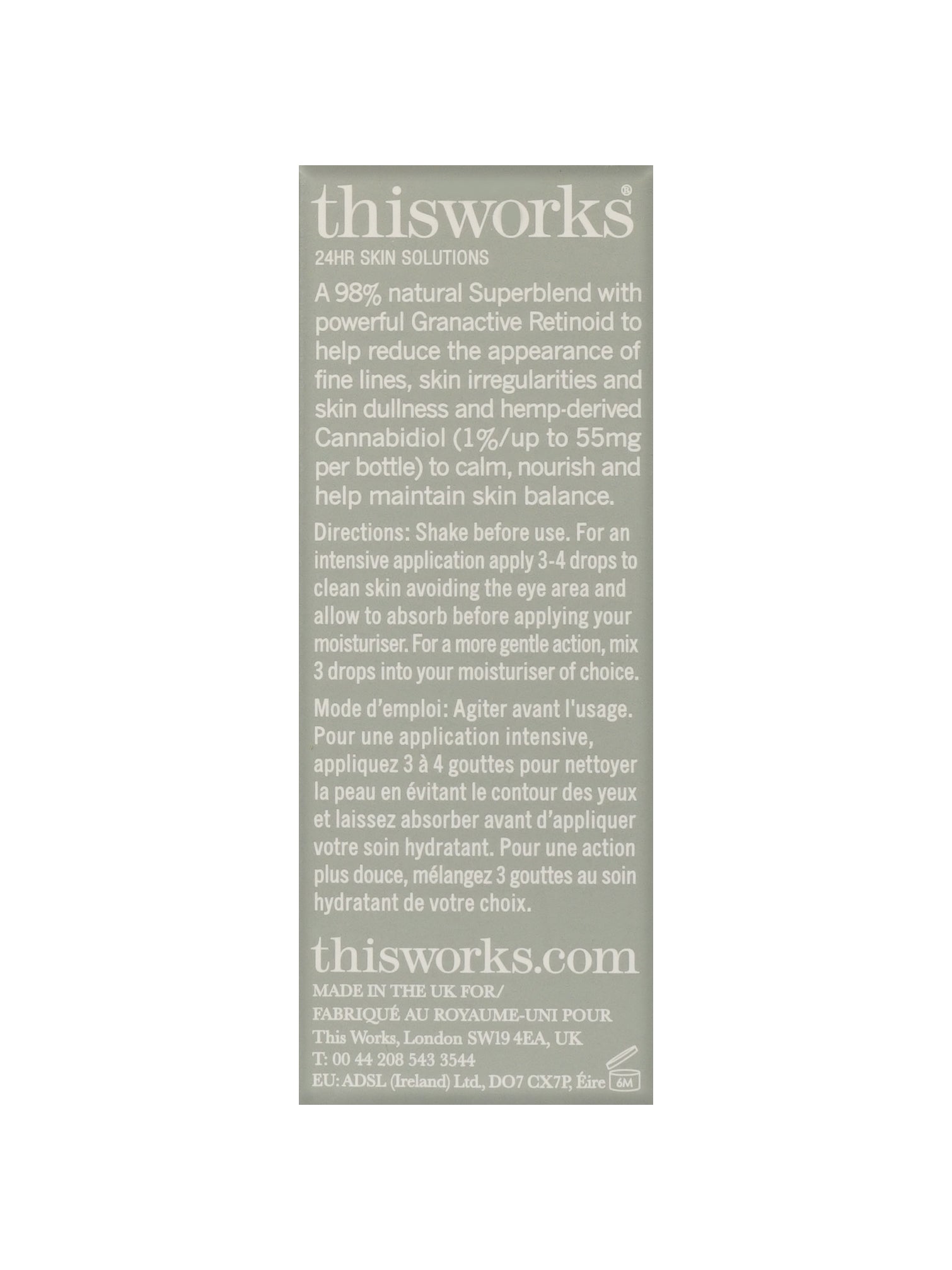 ThisWorks My Wrinkles CBD Booster + Granactive Retinoid 0.14 OZ