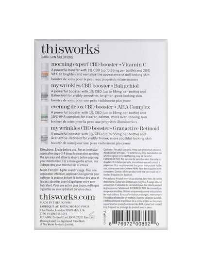 ThisWorks 24hr Skin Solutions CBD Starter Kit 0.14 OZ