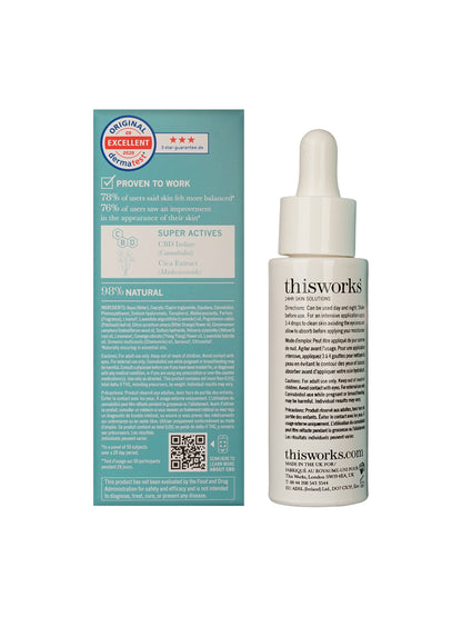 ThisWorks Stress Check CBD Booster + Cica Extract 1 OZ