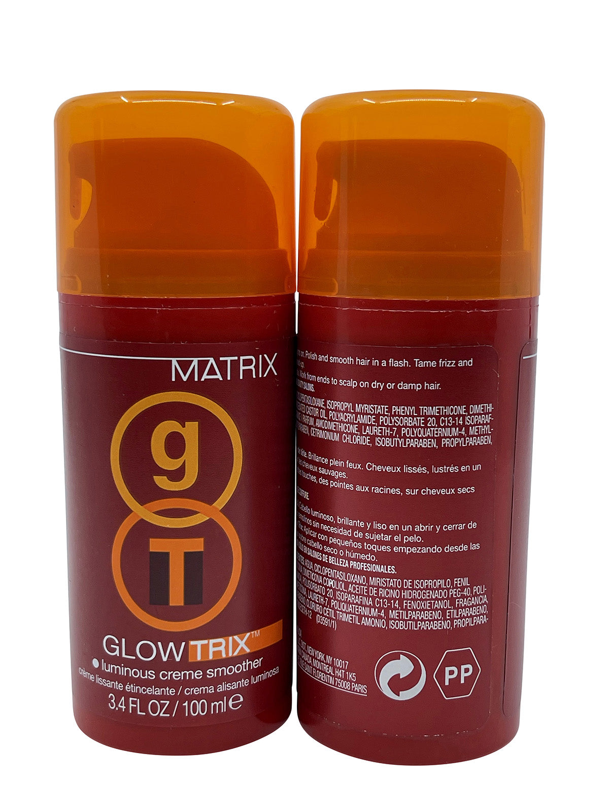 Matrix Glow Trix Luminous Cream Smoother 3.4 OZ Set of 2