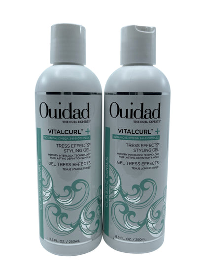 Ouidad VitalCurl+ Tress Effects Styling Gel 8.5 OZ Set of 2