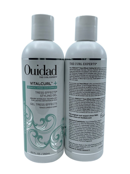 Ouidad VitalCurl+ Tress Effects Styling Gel 8.5 OZ Set of 2